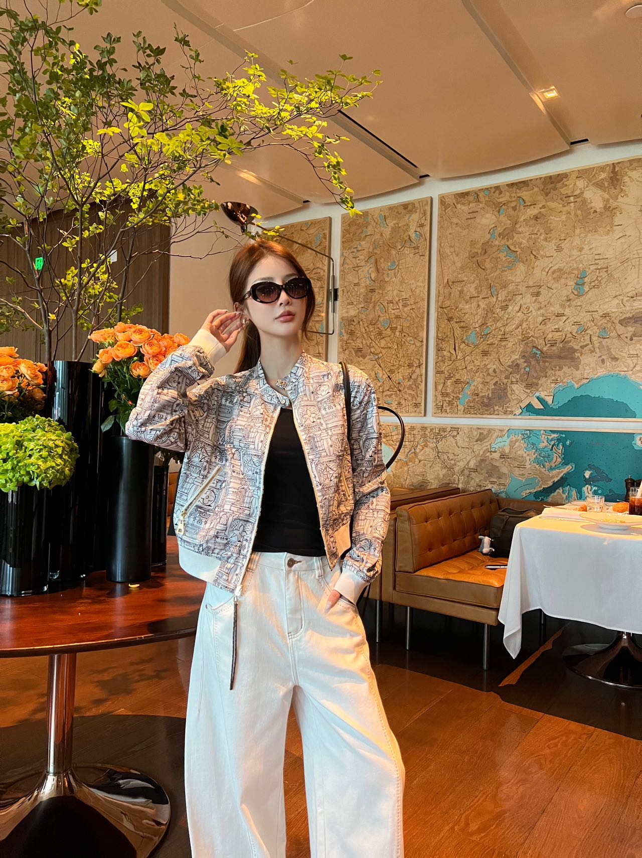 louis vuitton reversible nouveau bomber jacket