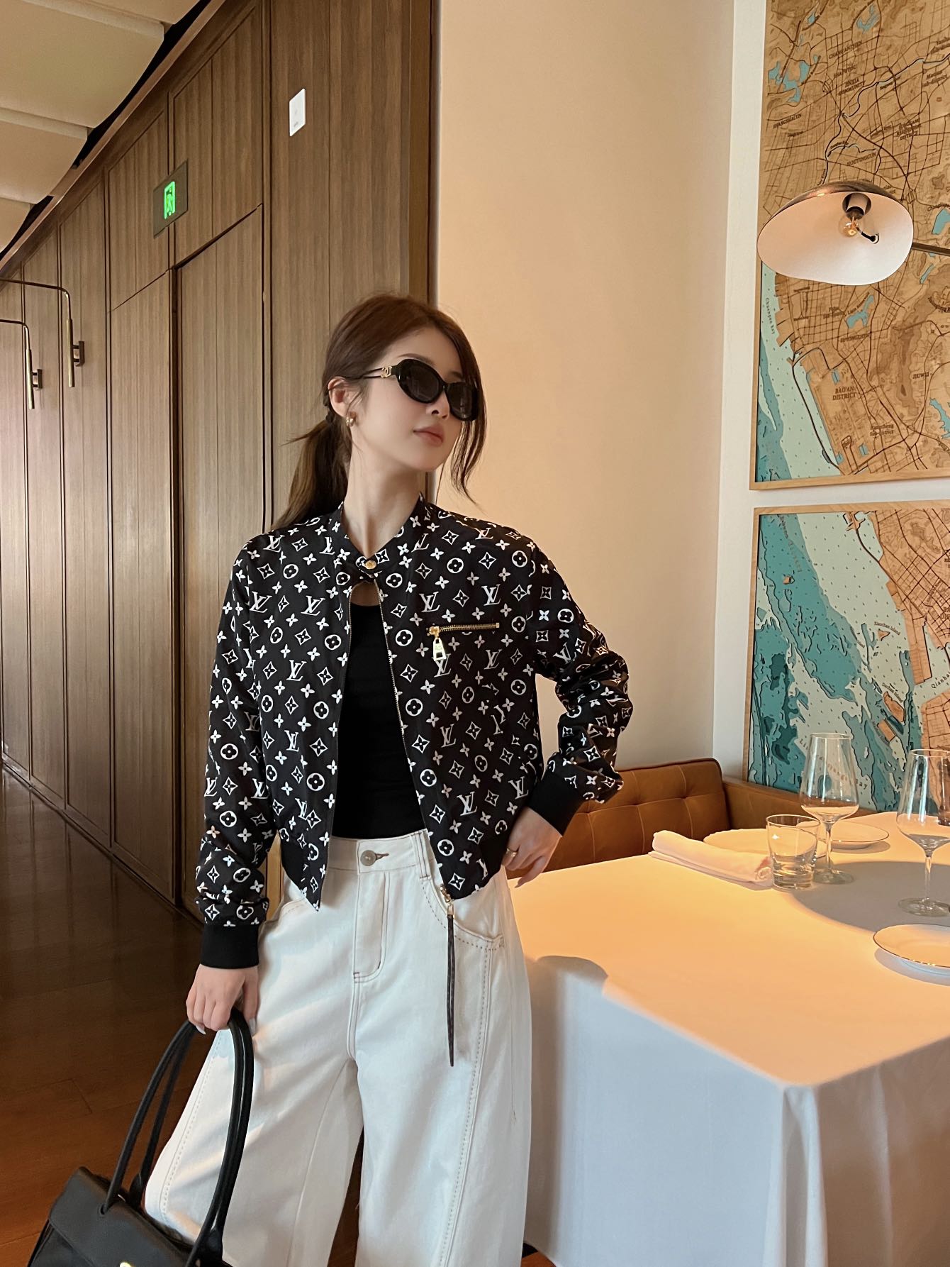louis vuitton reversible nouveau bomber jacket
