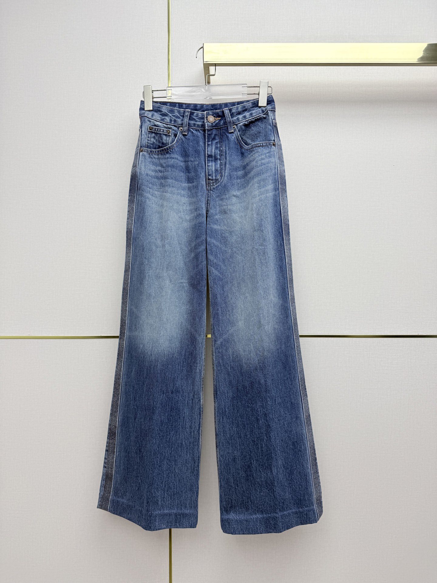 Celine Blue Flared Jeans