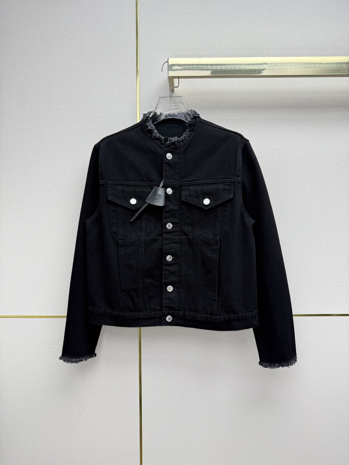 Celine Black Denim Jacket