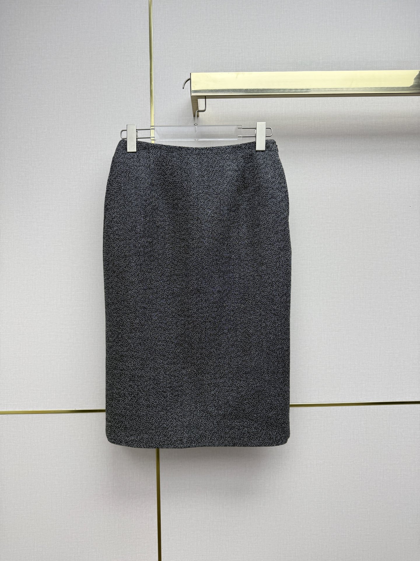 Dior Gray Straight Skirt