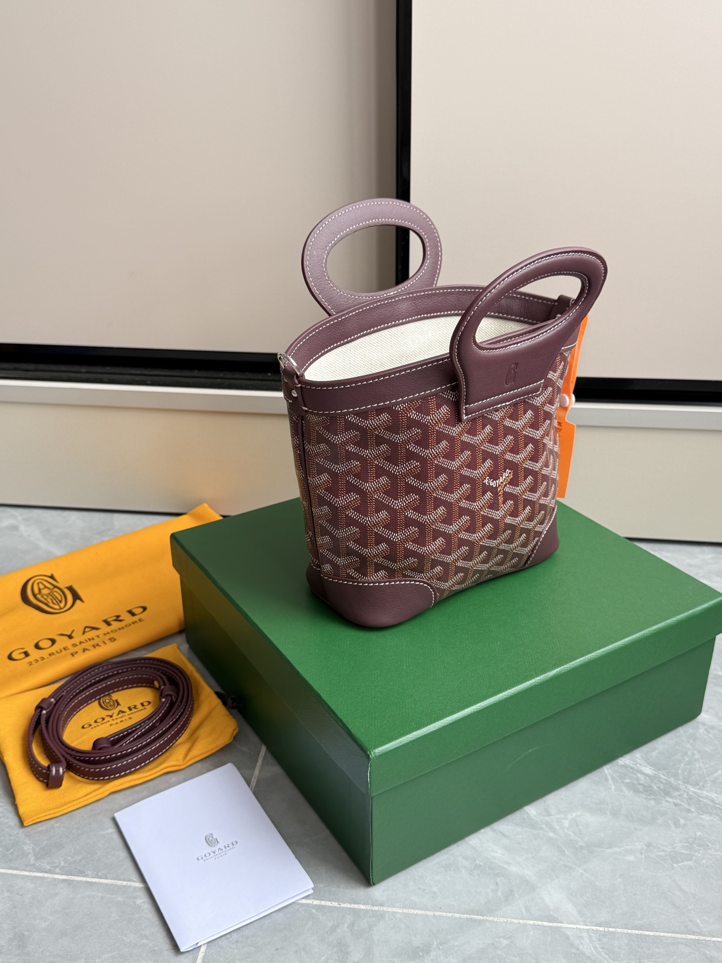 Goyard 戈雅菜篮子·酒红色