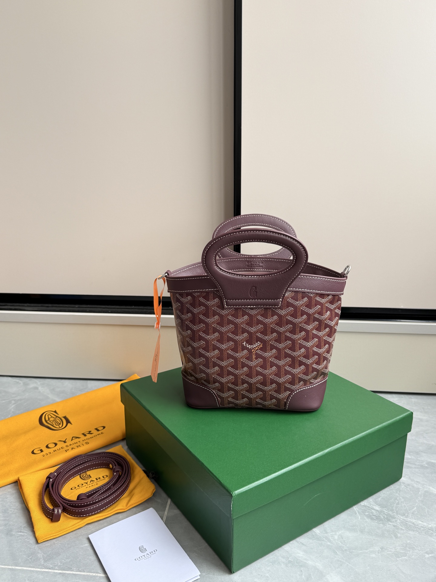 Goyard 戈雅菜篮子·酒红色