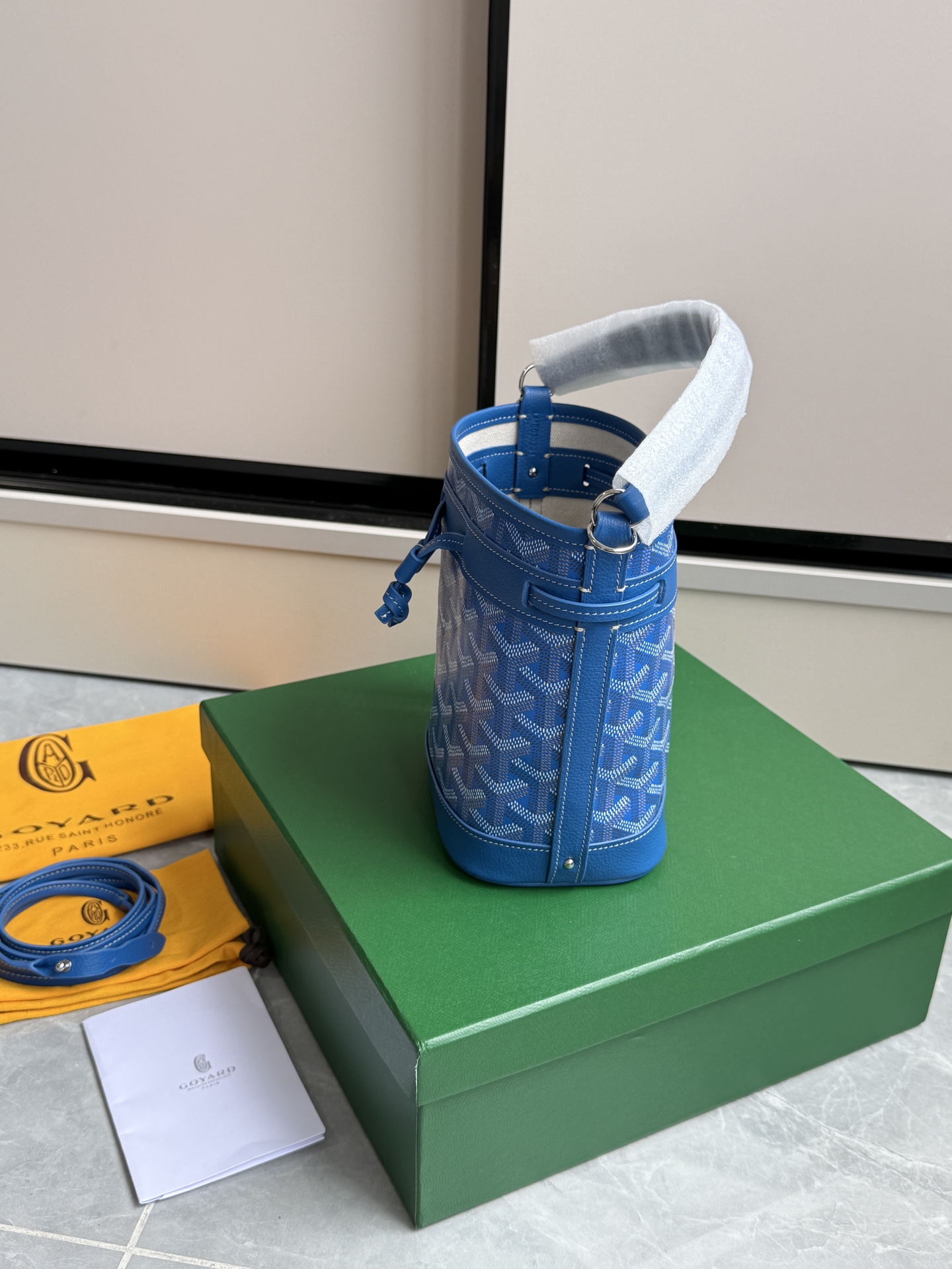 Goyard 戈雅迷你水桶·蓝色