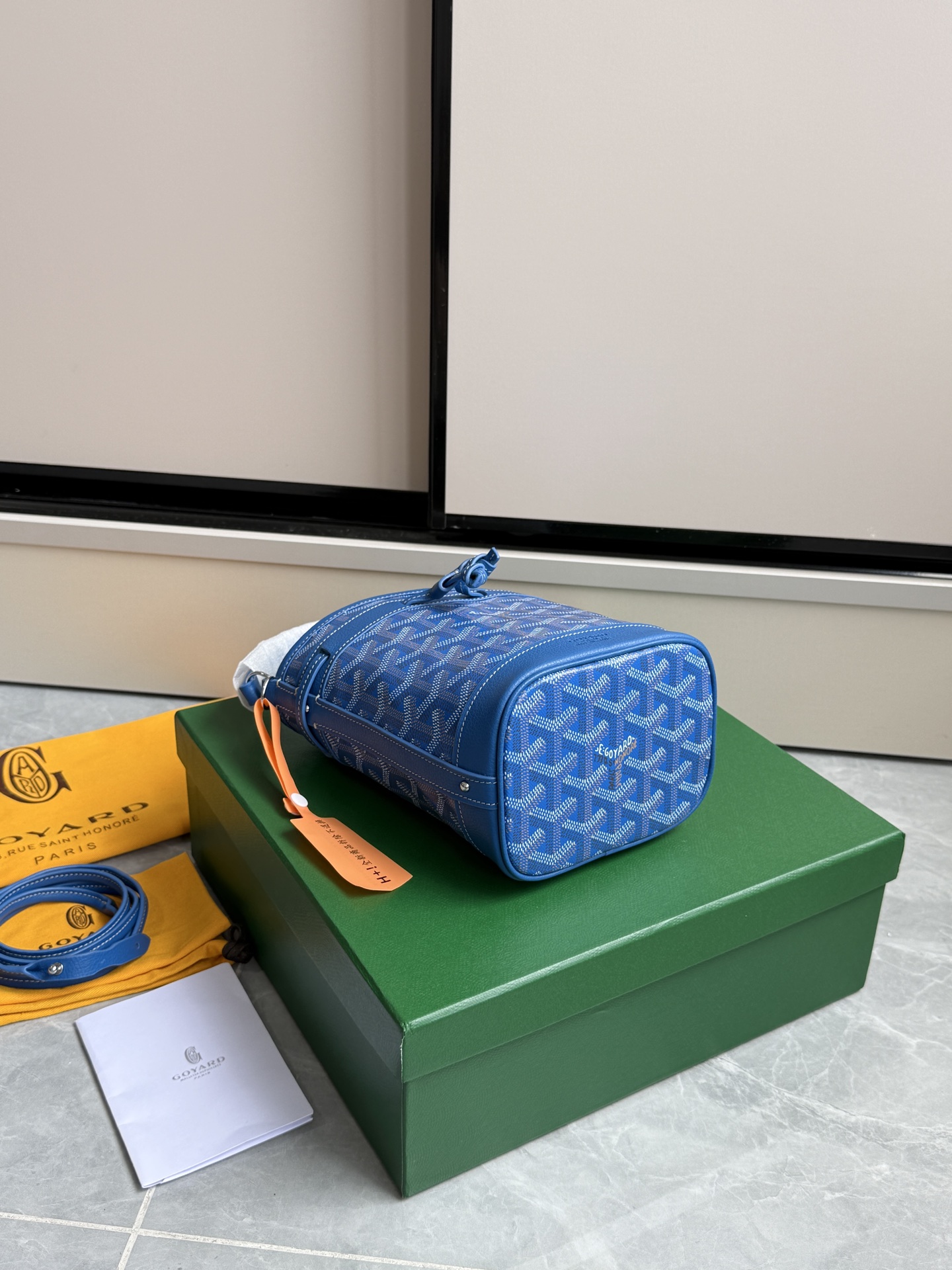 Goyard 戈雅迷你水桶·蓝色
