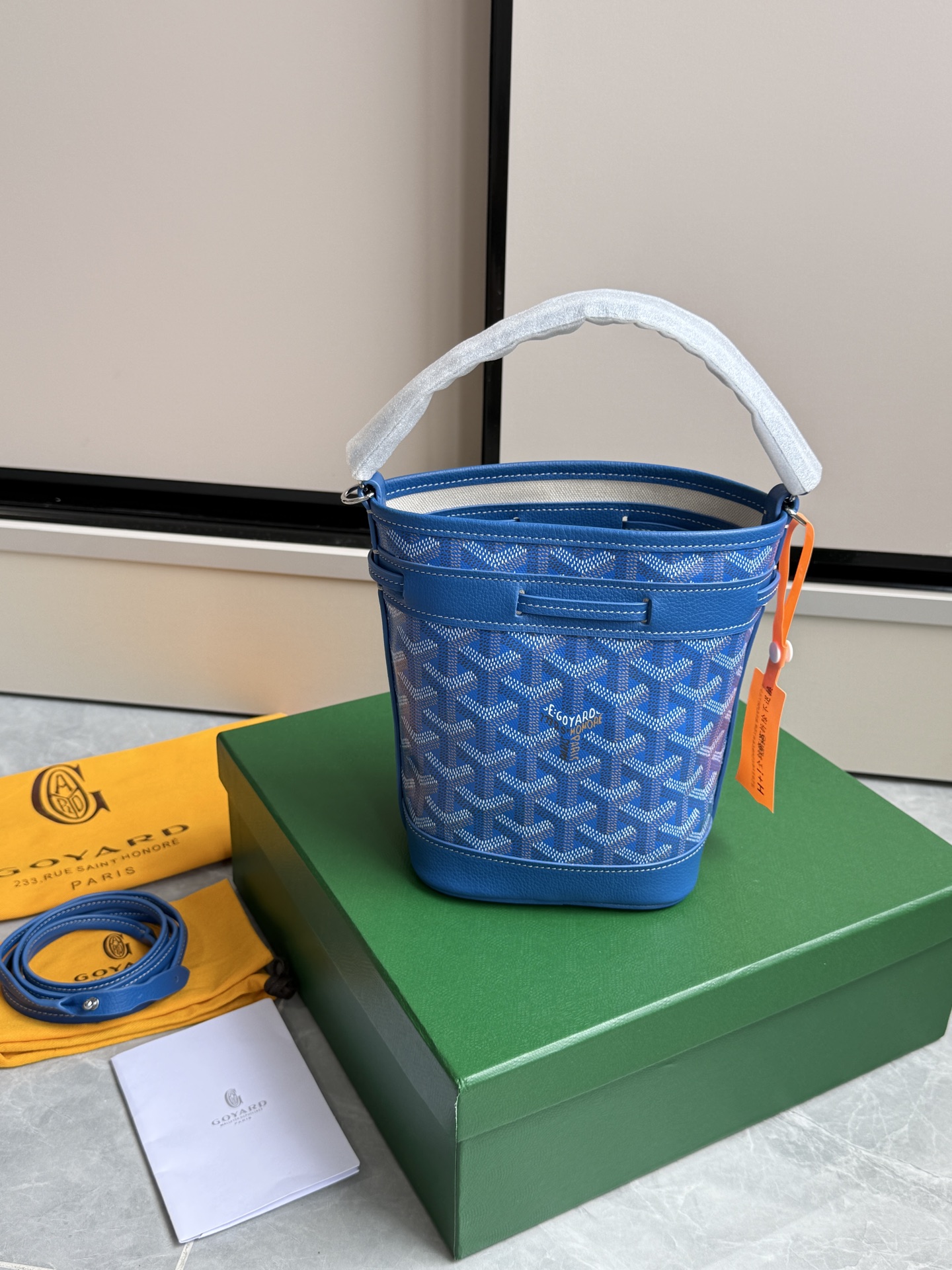 Goyard 戈雅迷你水桶·蓝色
