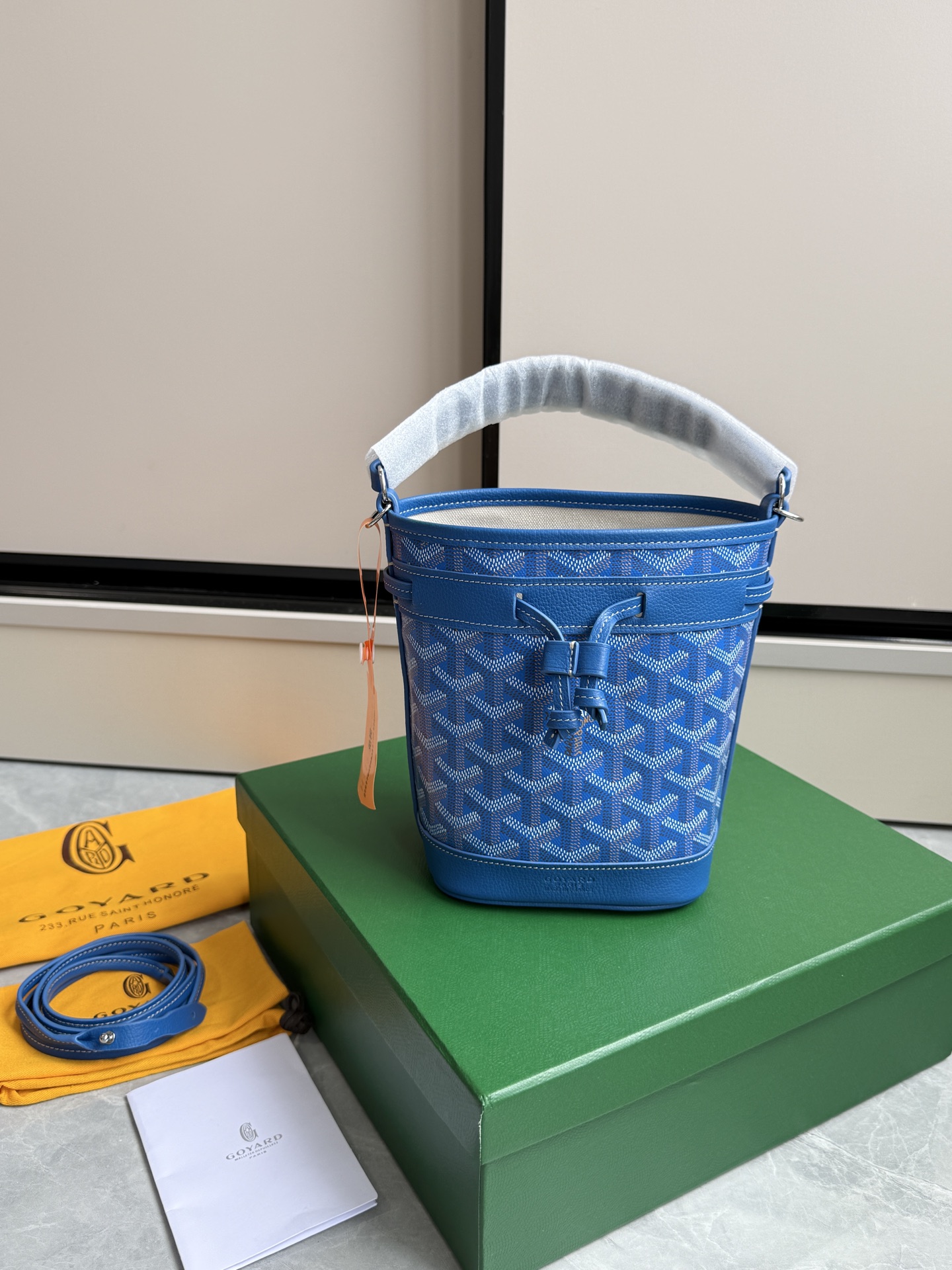 Goyard 戈雅迷你水桶·蓝色