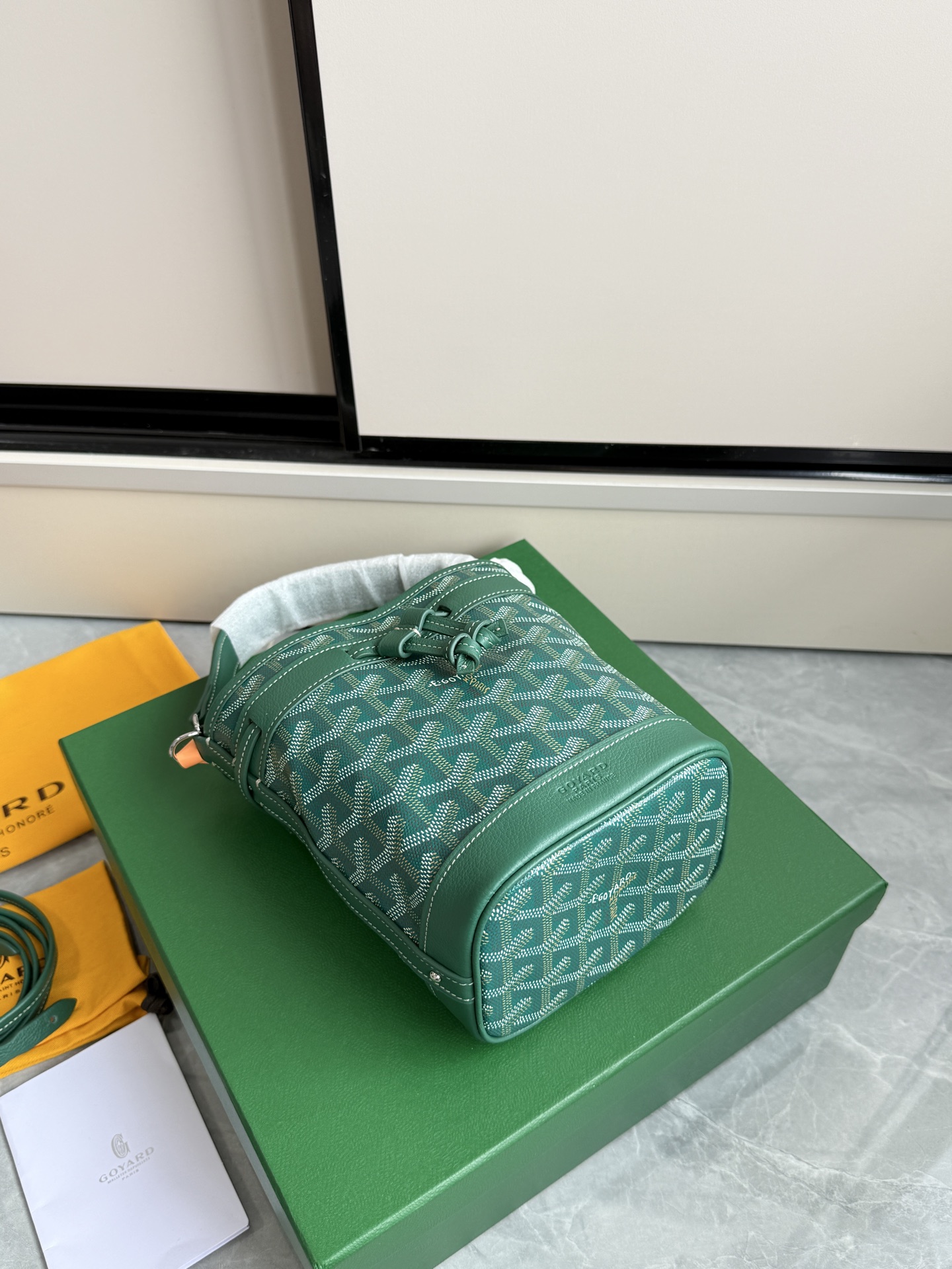 Goyard 戈雅迷你水桶·绿色