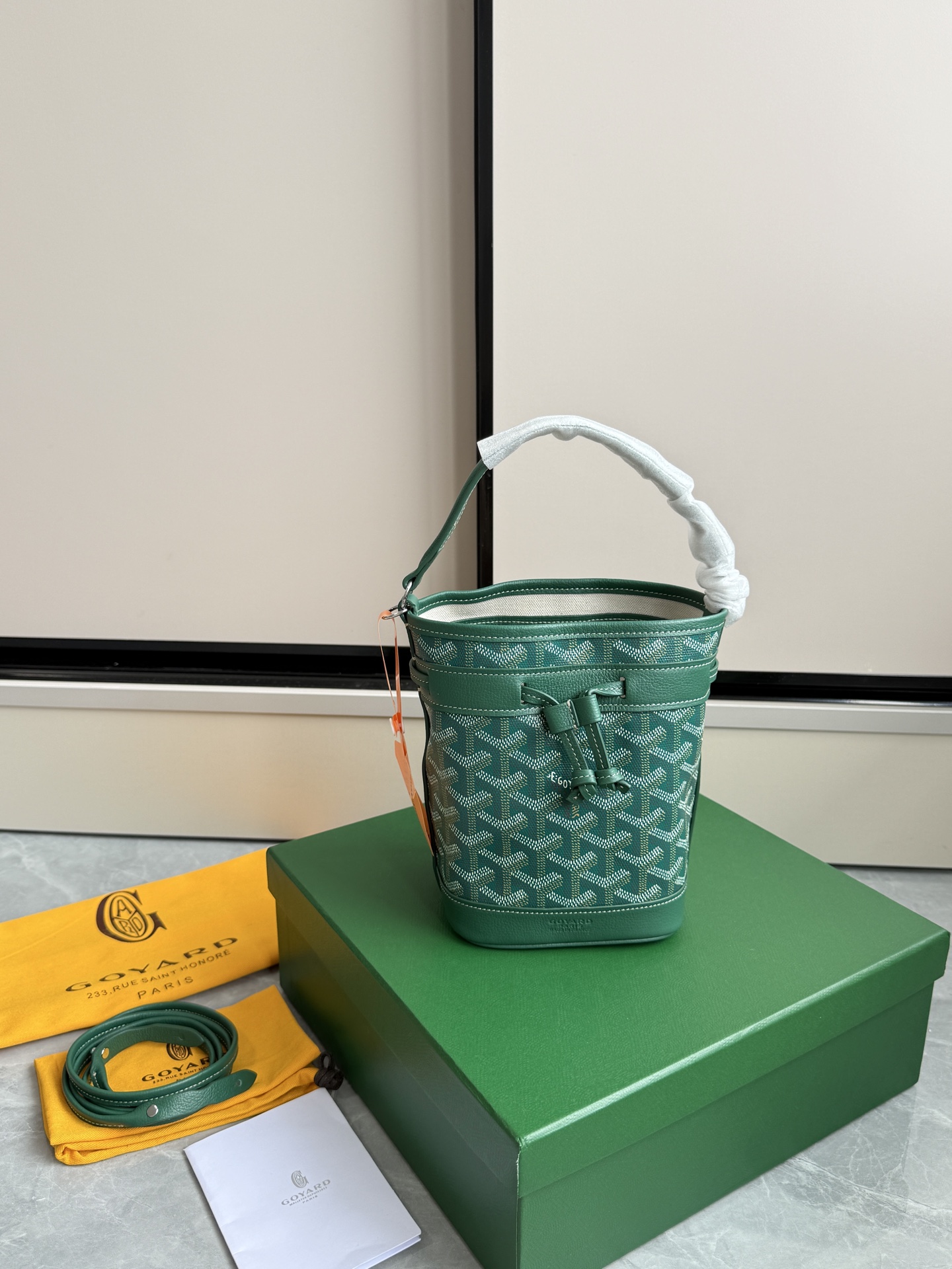 Goyard 戈雅迷你水桶·绿色