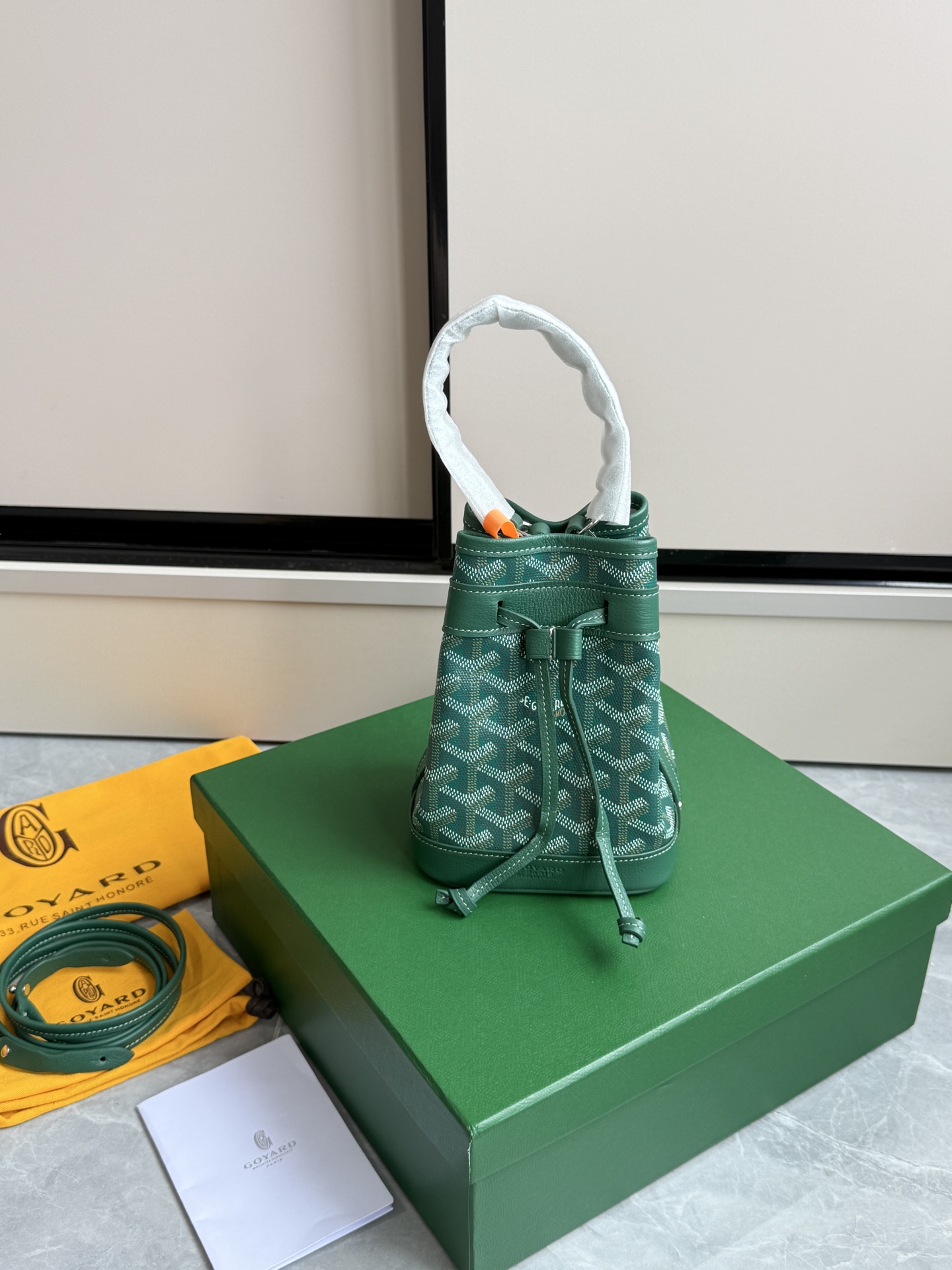 Goyard 戈雅迷你水桶·绿色