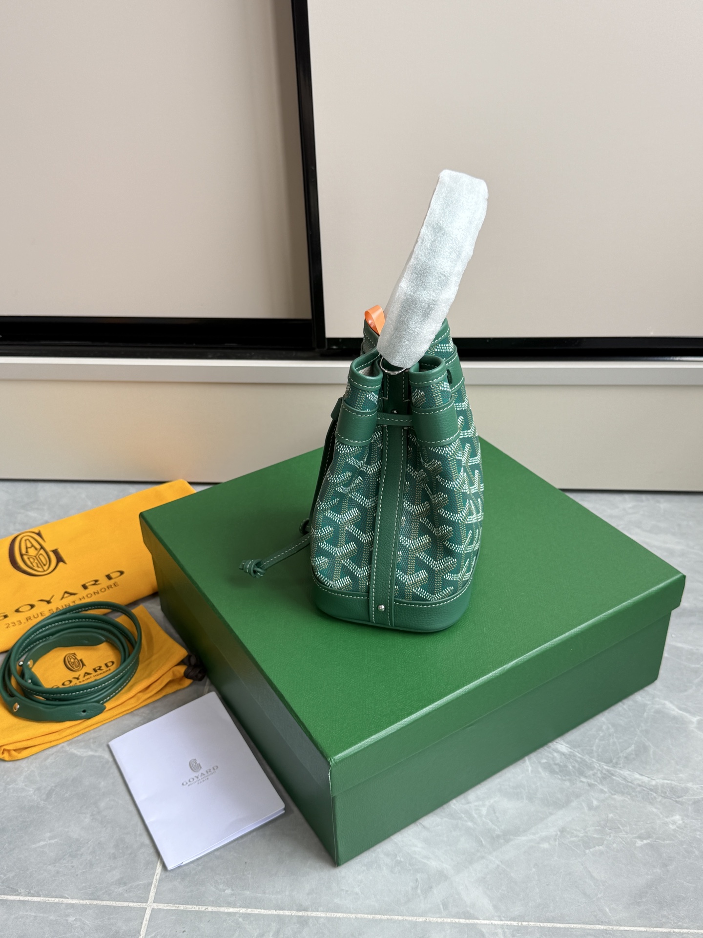 Goyard 戈雅迷你水桶·绿色