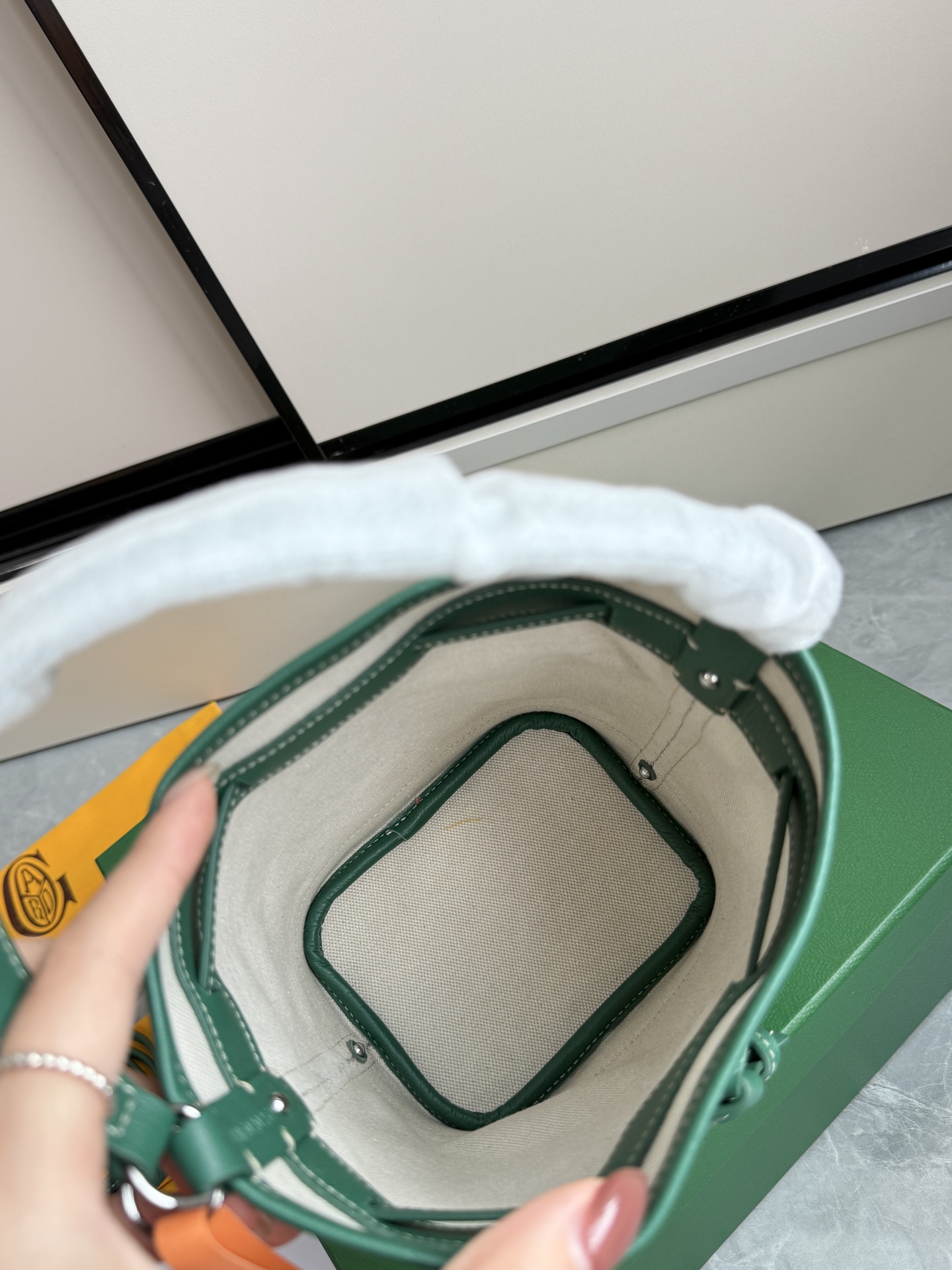 Goyard 戈雅迷你水桶·绿色