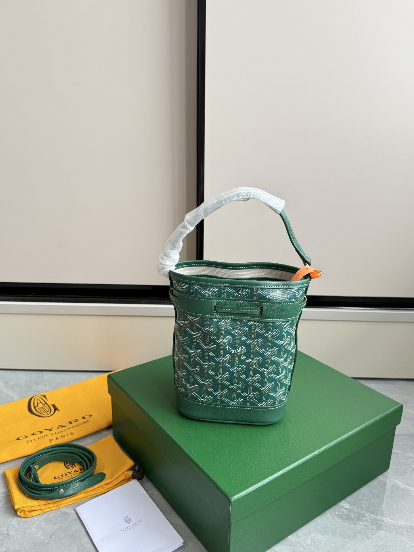 Goyard 戈雅迷你水桶·绿色