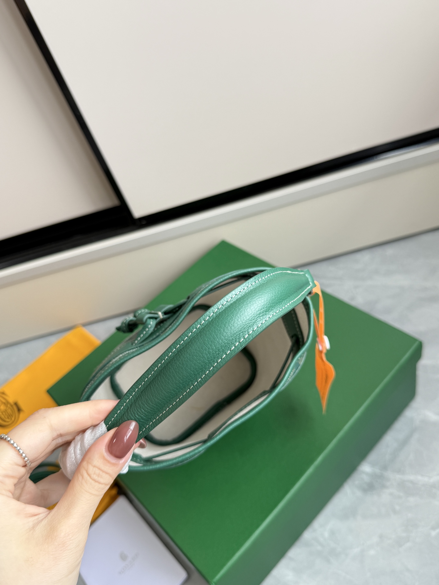 Goyard 戈雅迷你水桶·绿色
