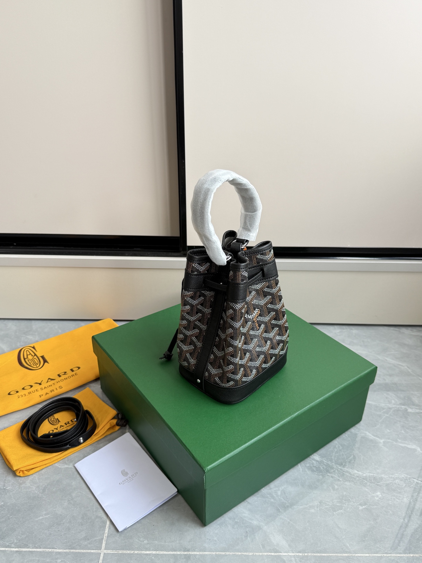 Goyard 戈雅迷你水桶·黑色