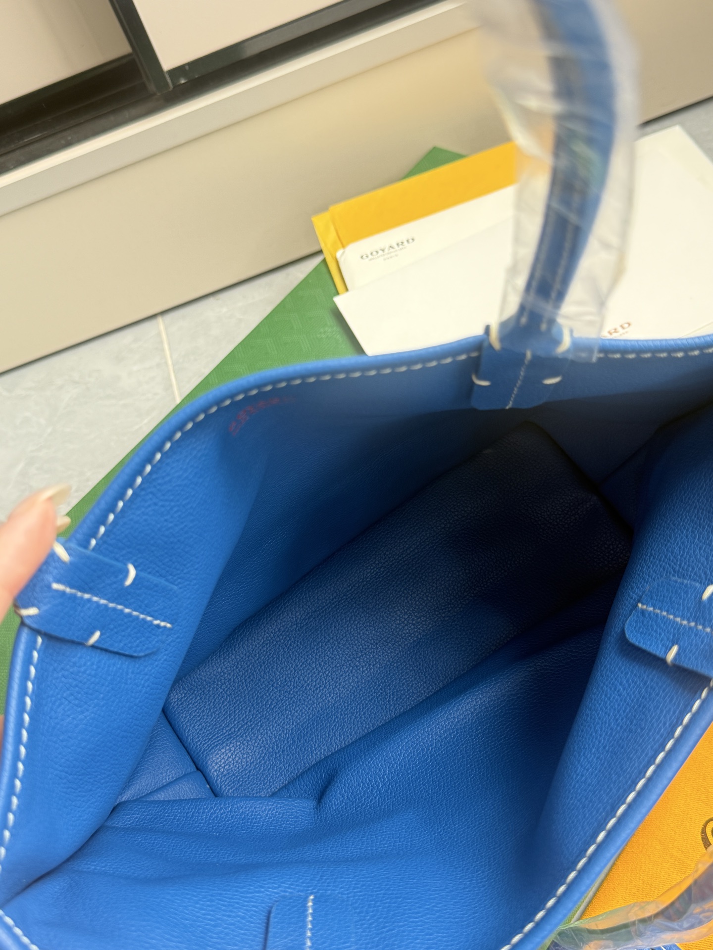 Goyard 狗牙购物袋·迷你·浅蓝色
