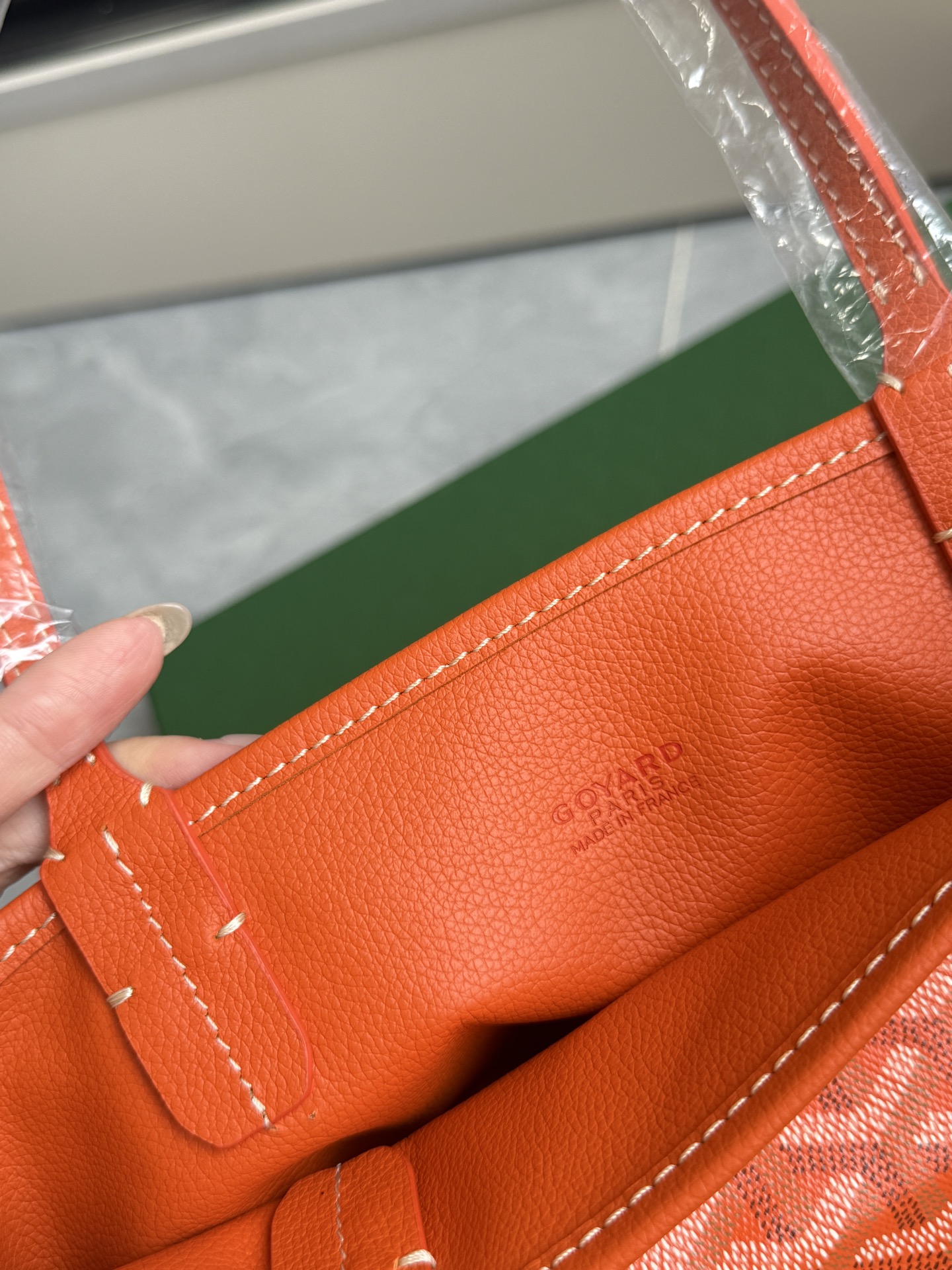 Goyard 狗牙购物袋·迷你·橙色