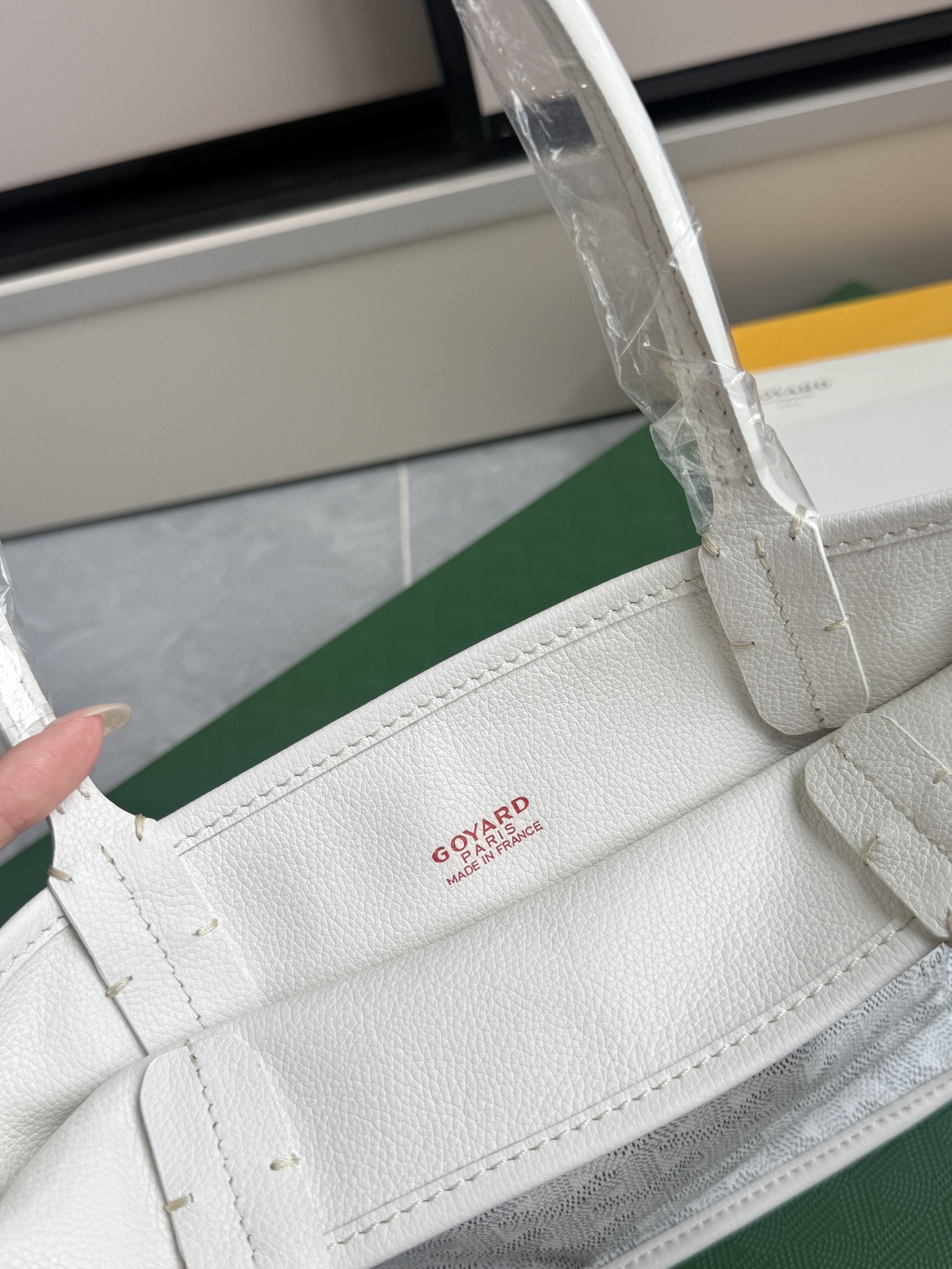 Goyard 狗牙购物袋·迷你·白色