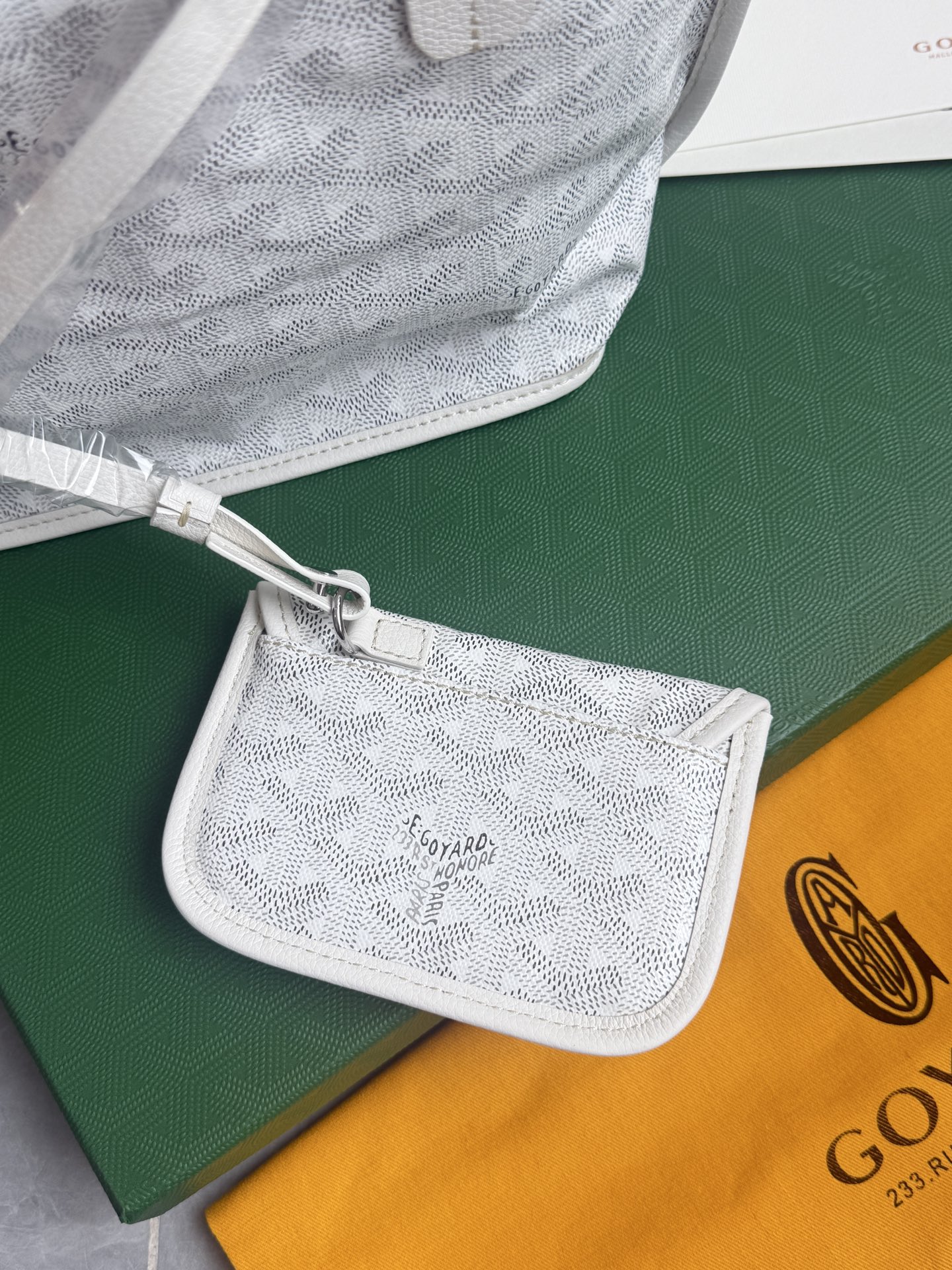 Goyard 狗牙购物袋·迷你·白色