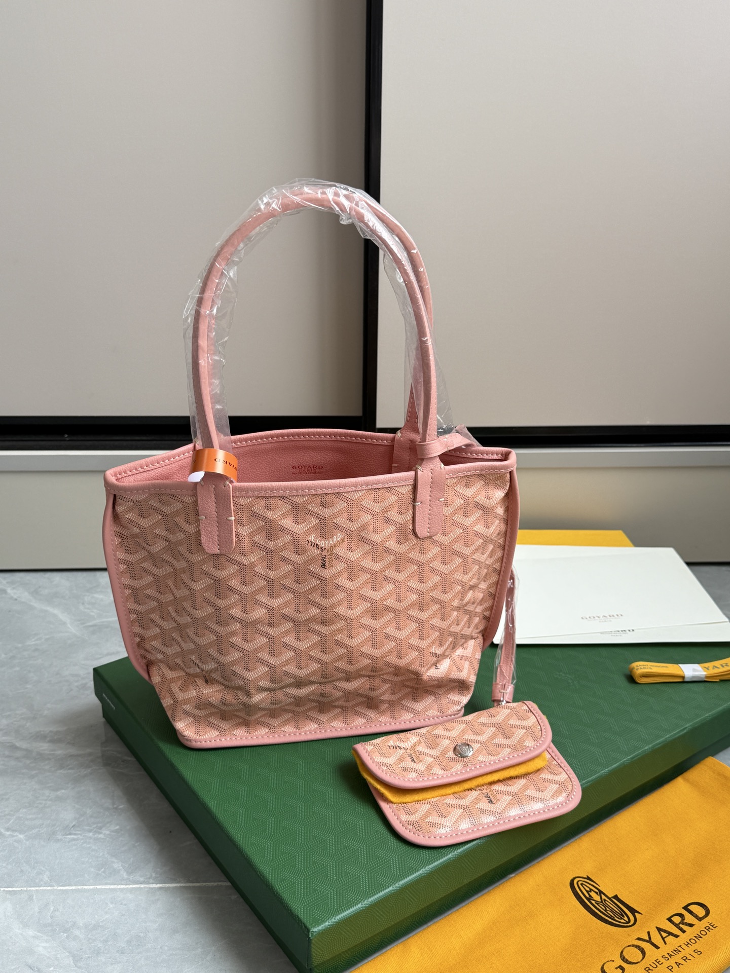 Goyard 狗牙购物袋·迷你·粉色