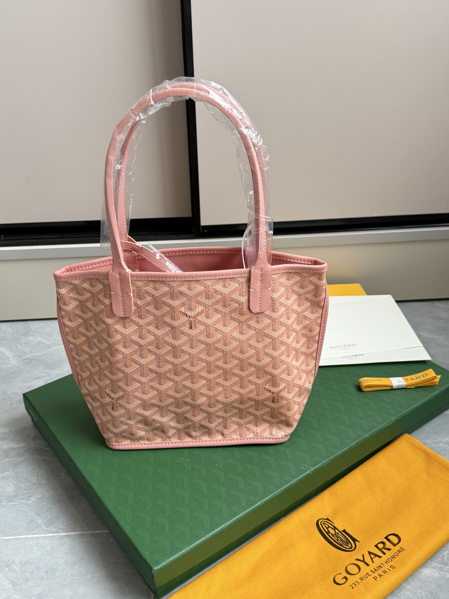 Goyard 狗牙购物袋·迷你·粉色