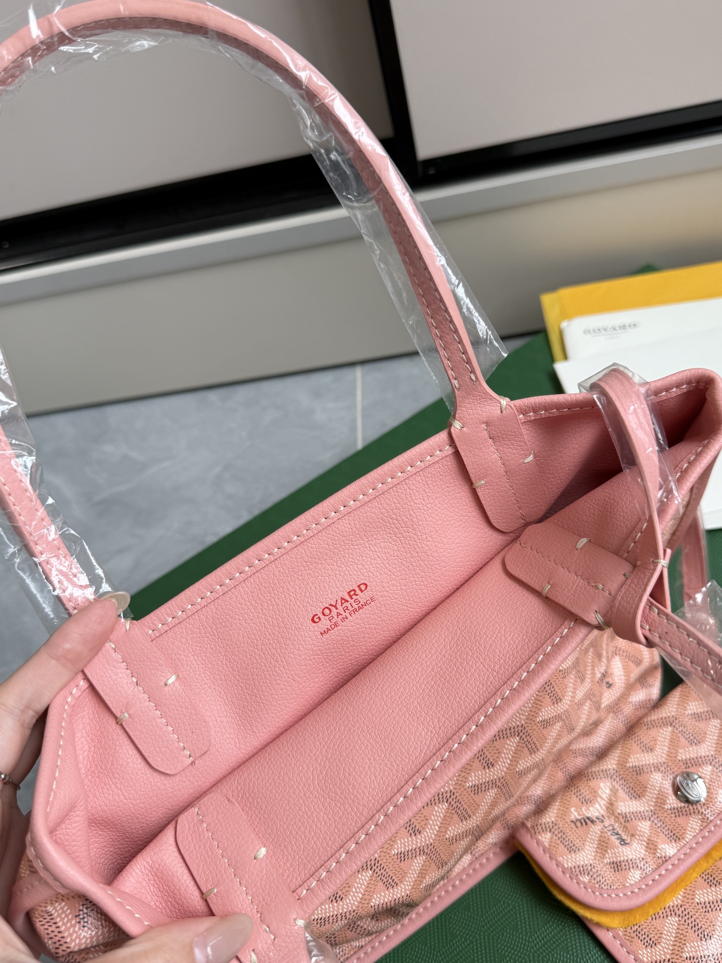 Goyard 狗牙购物袋·迷你·粉色