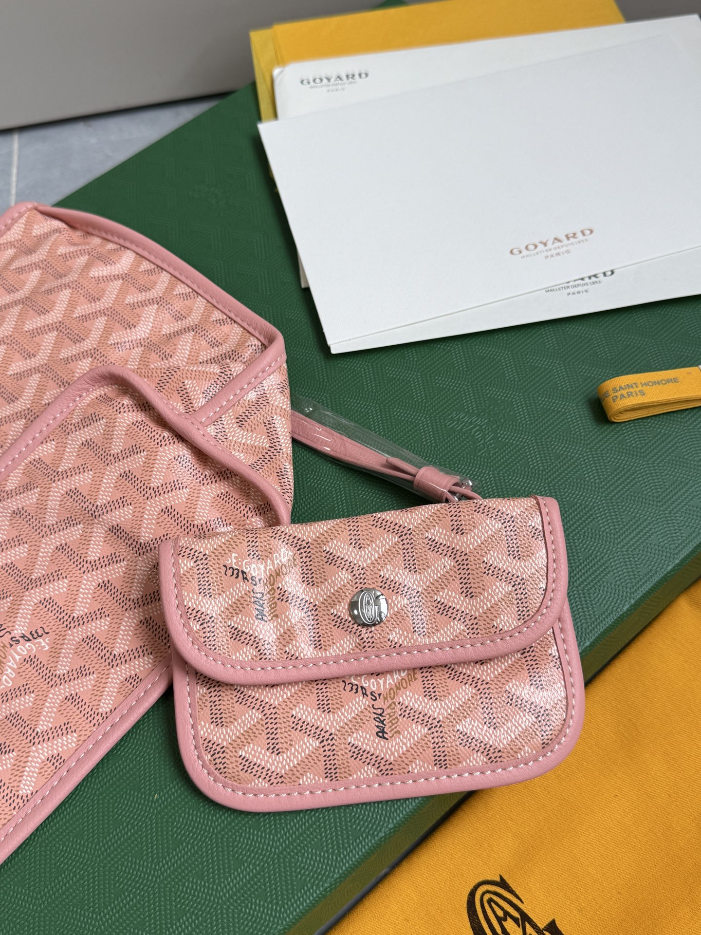 Goyard 狗牙购物袋·迷你·粉色