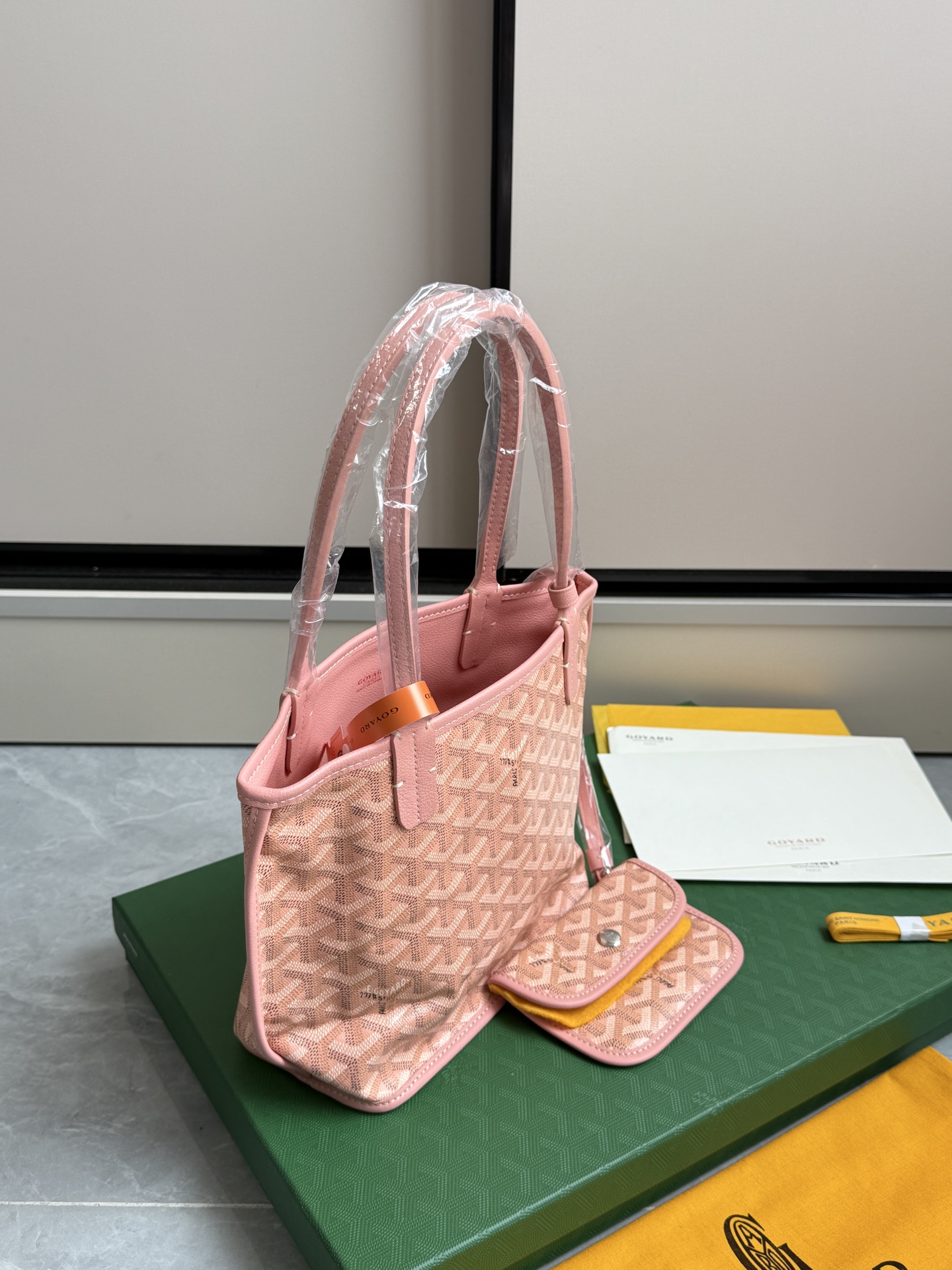 Goyard 狗牙购物袋·迷你·粉色