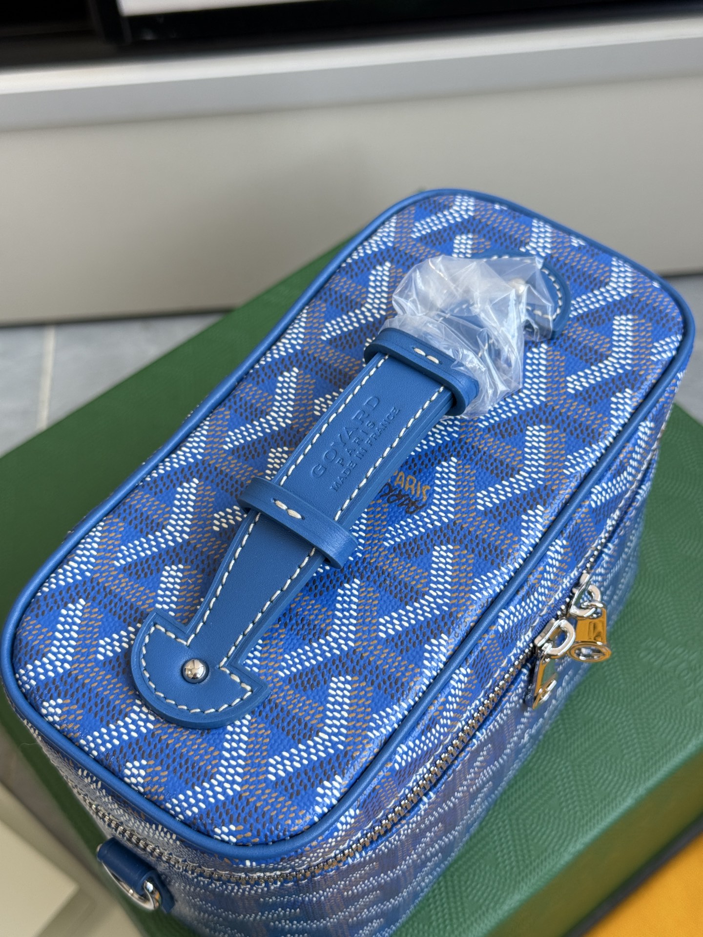 Goyard 升级版狗牙化妆包迷你·浅蓝色