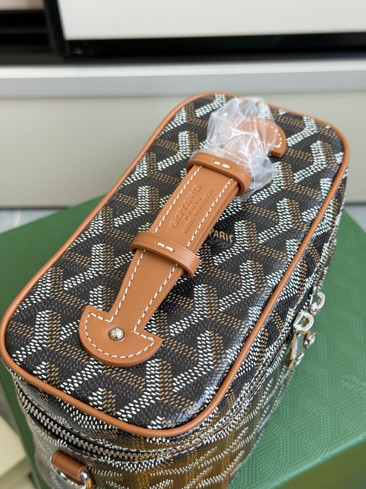 Goyard 升级版狗牙化妆包迷你·棕色