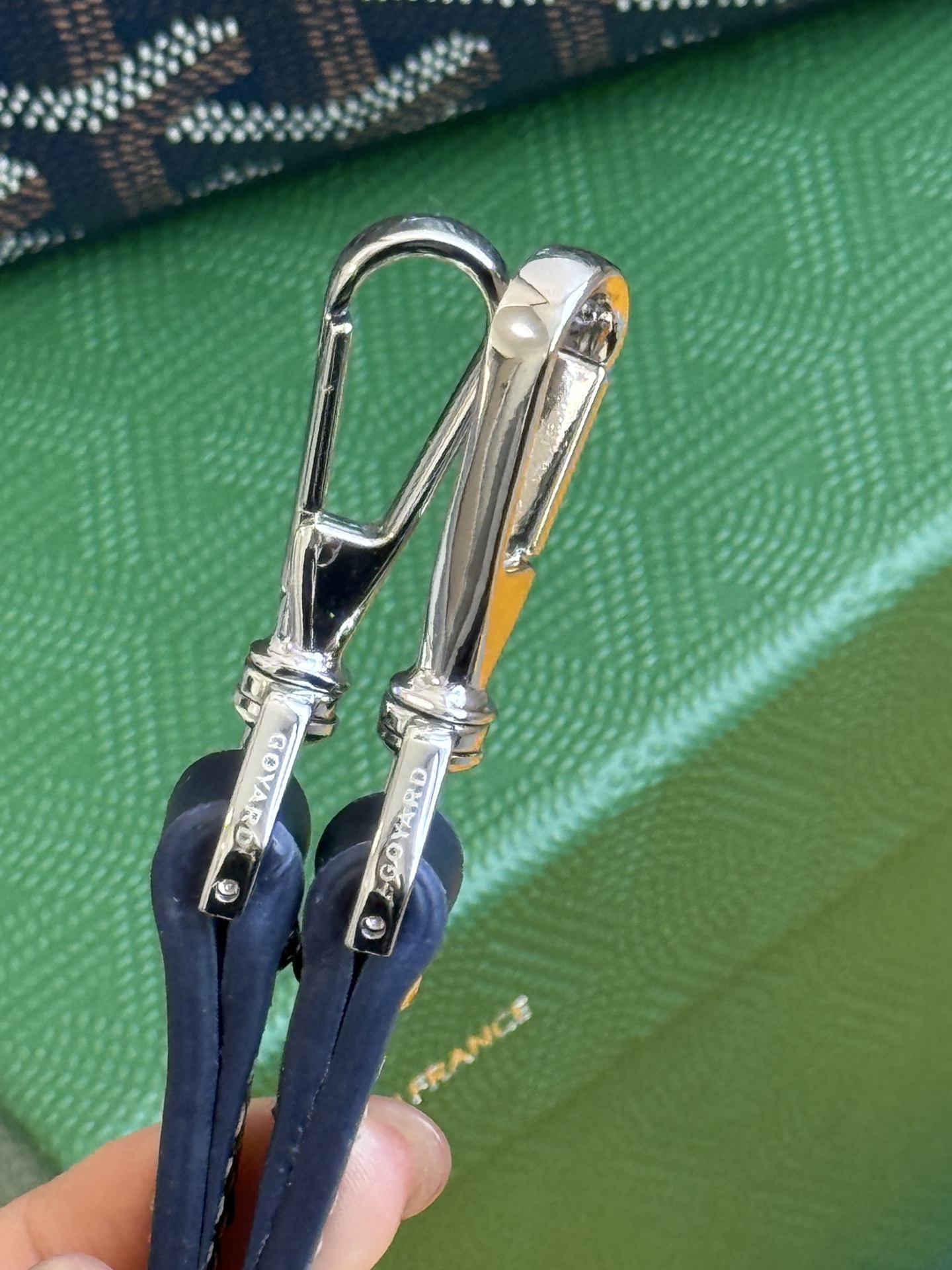 Goyard 升级版狗牙化妆包迷你·深蓝