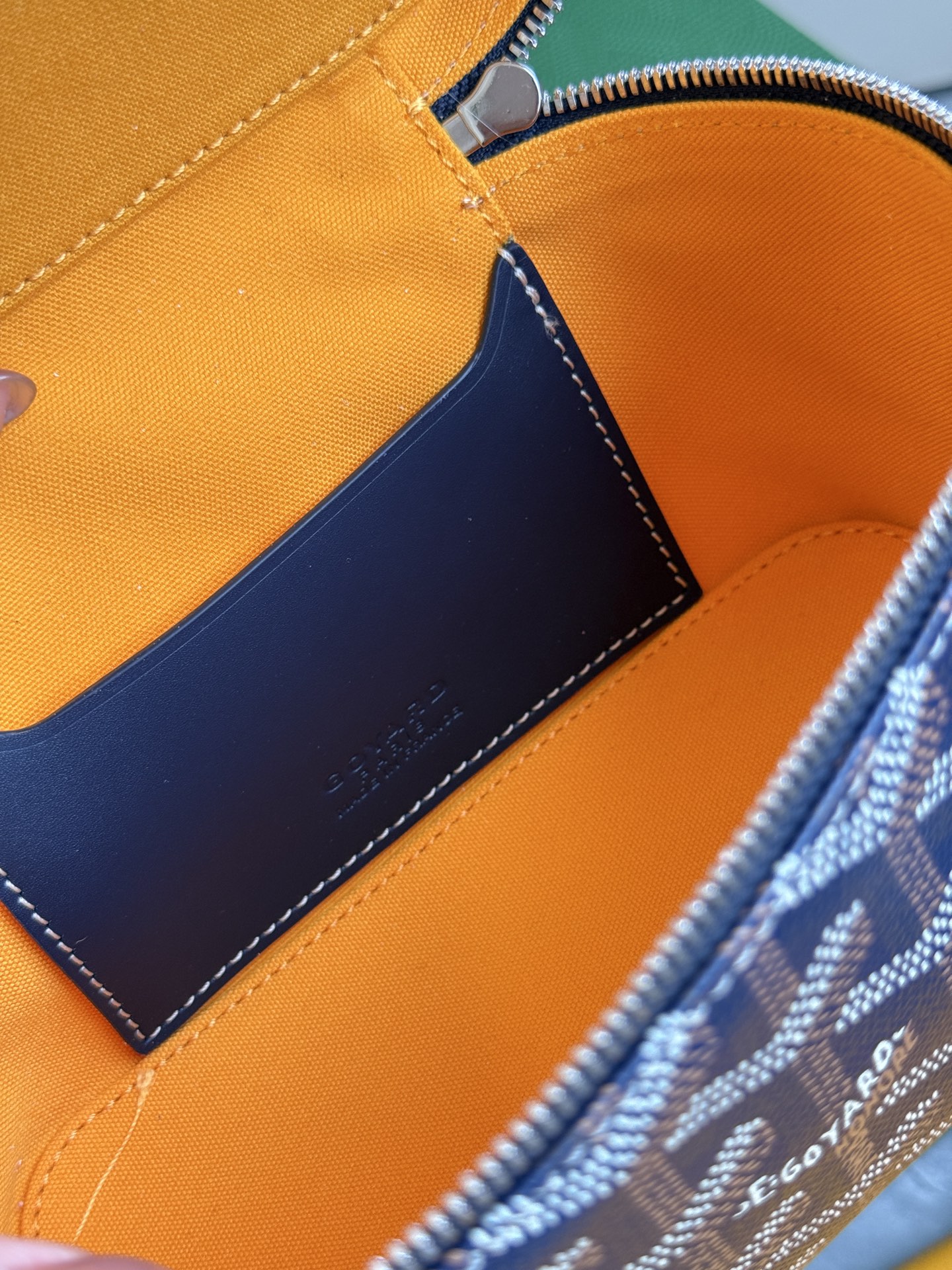 Goyard 升级版狗牙化妆包迷你·深蓝