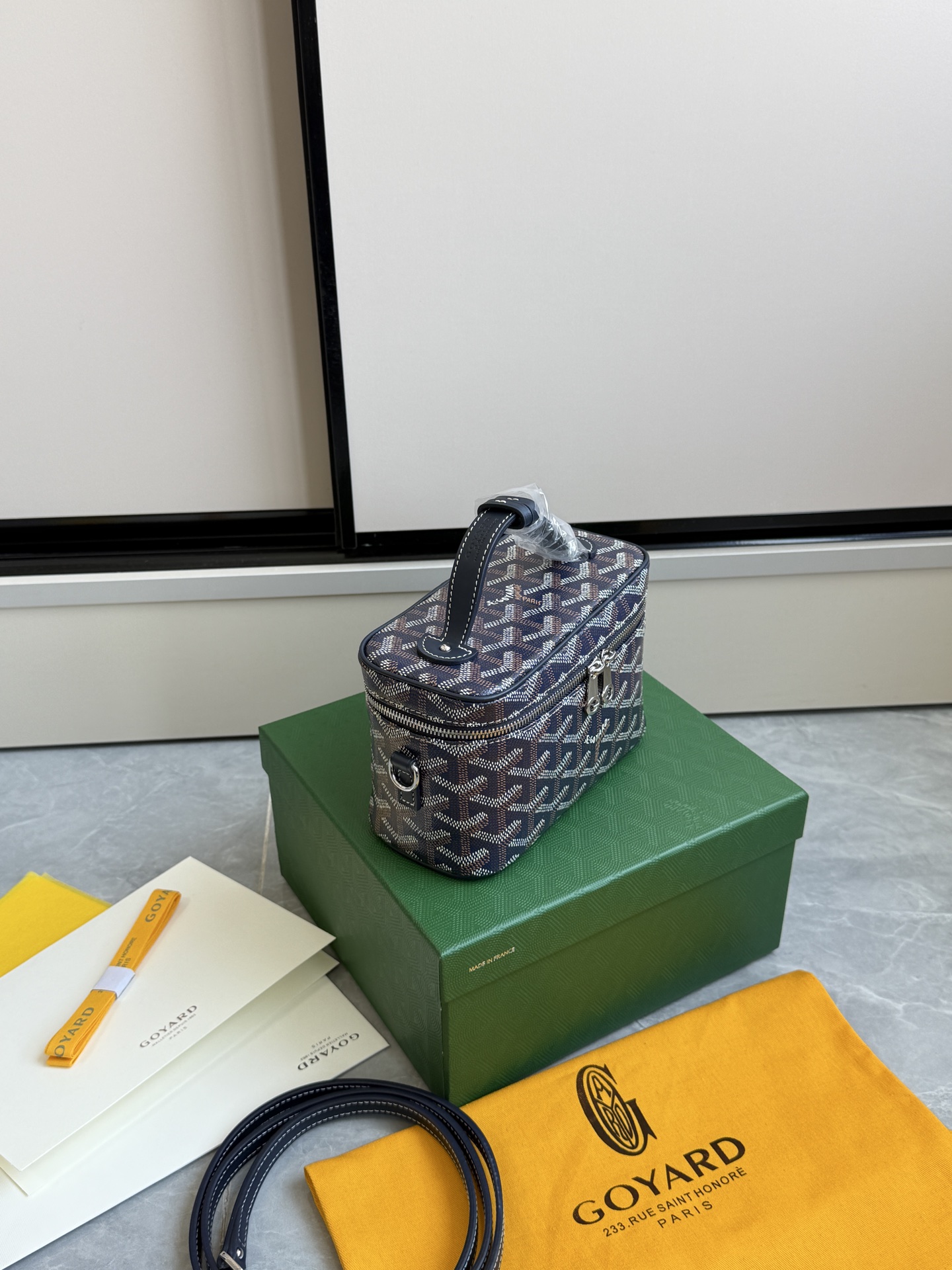 Goyard 升级版狗牙化妆包迷你·深蓝