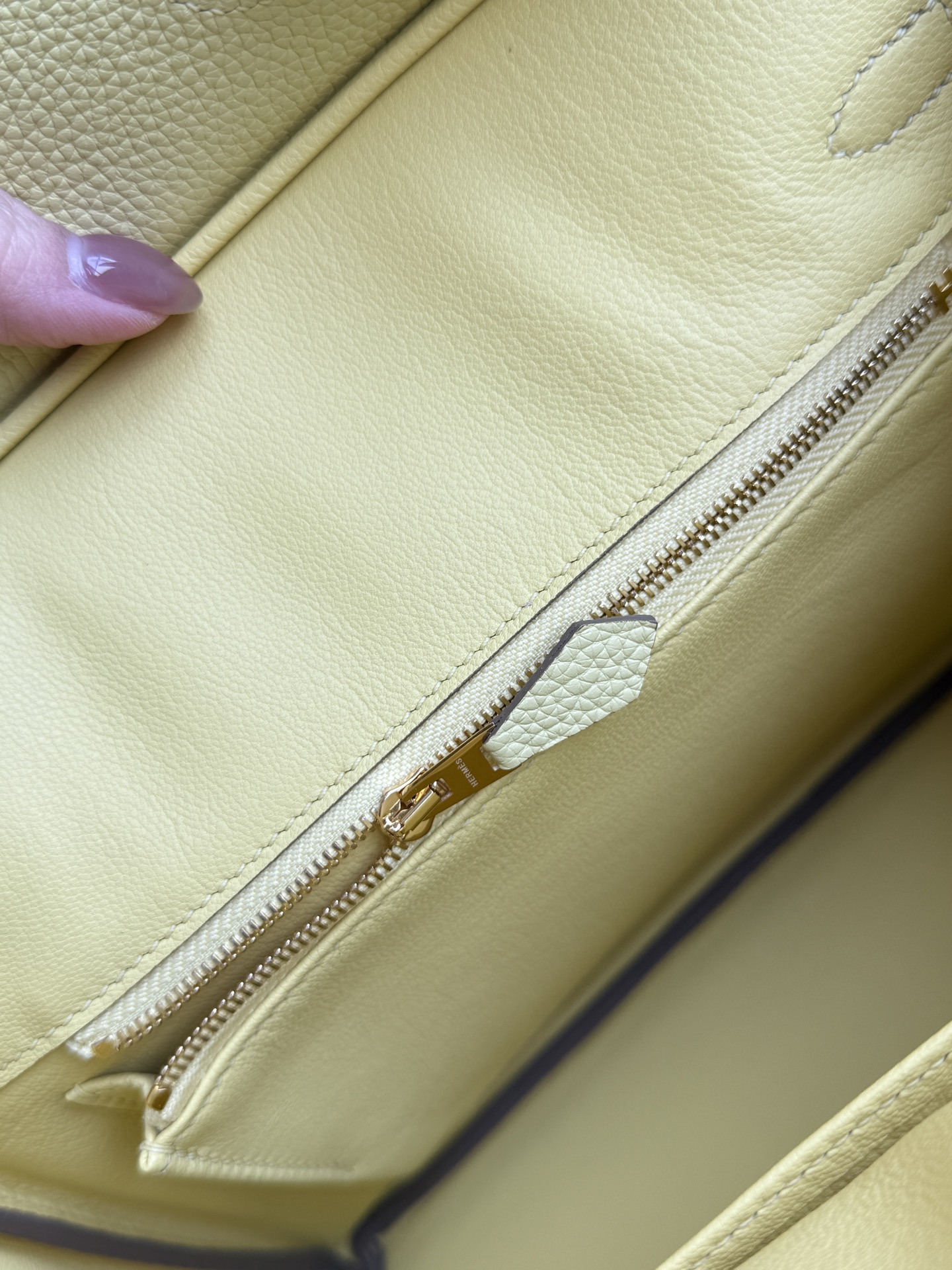 Hermès 铂金包·金扣小鸡黄