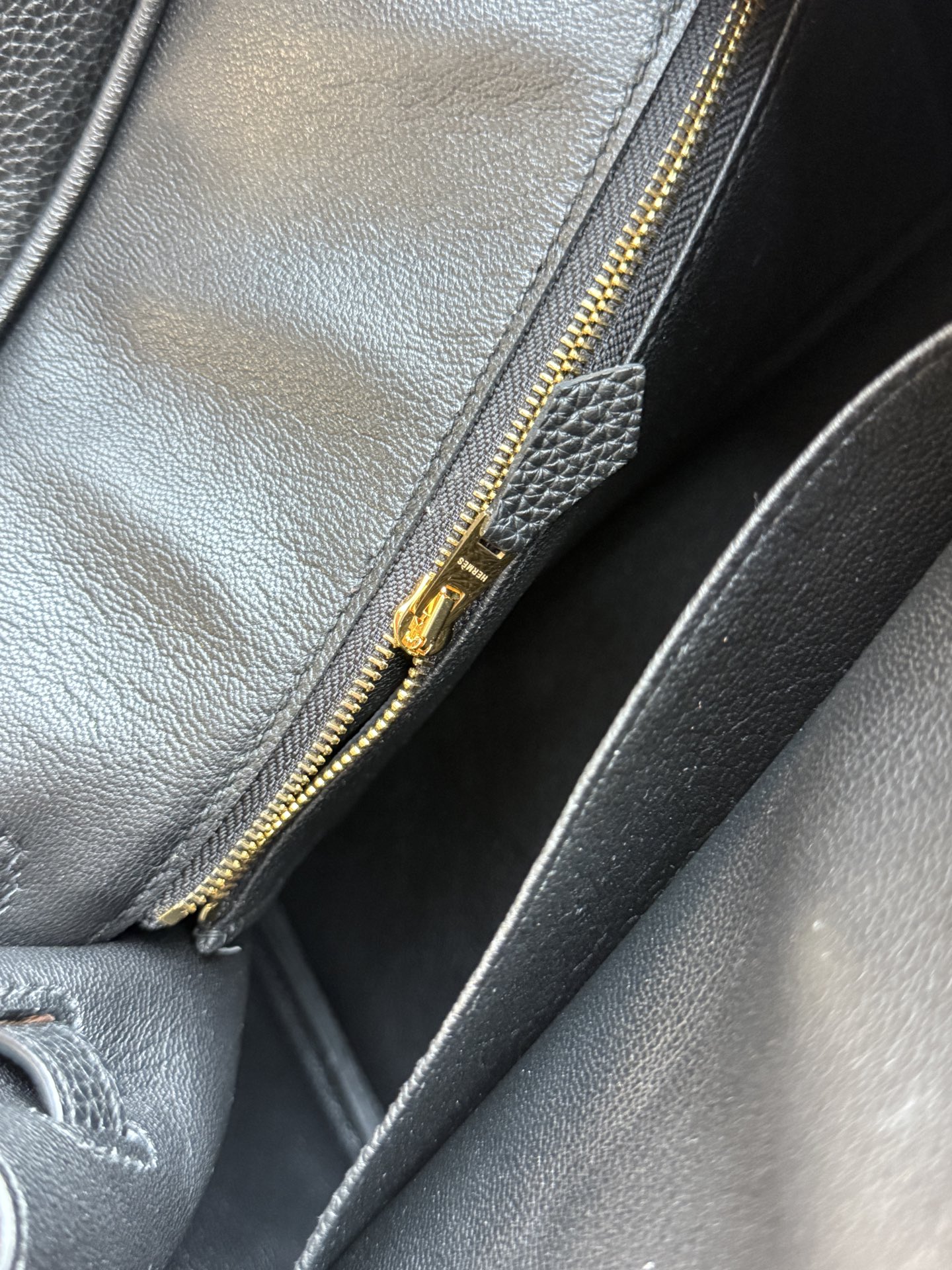 Hermès 铂金包·金扣黑色