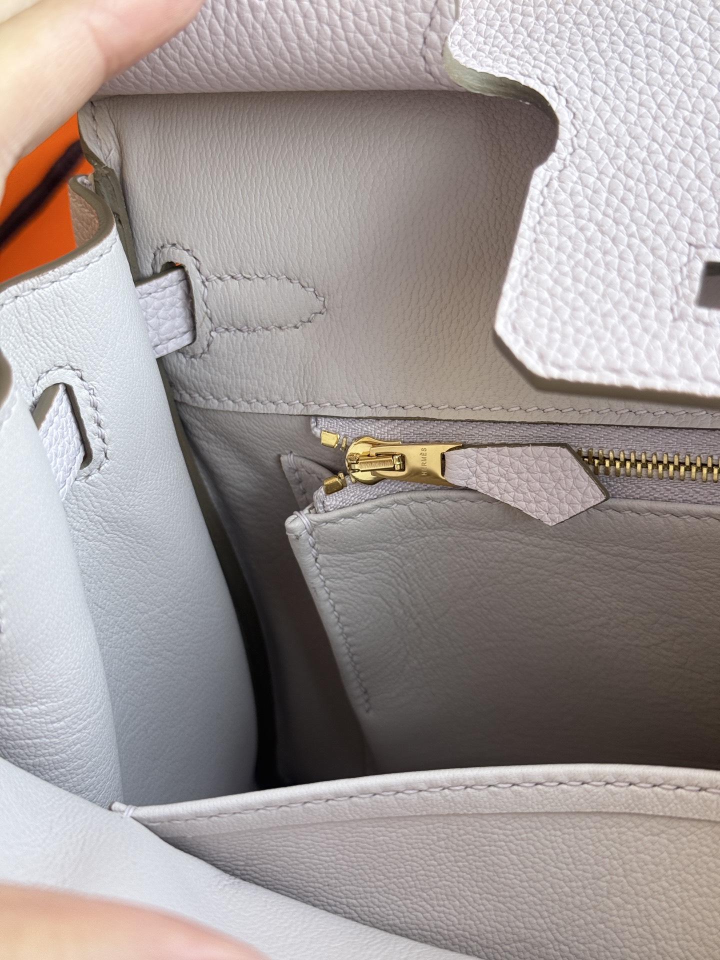 Hermès 铂金包·金扣梦幻粉