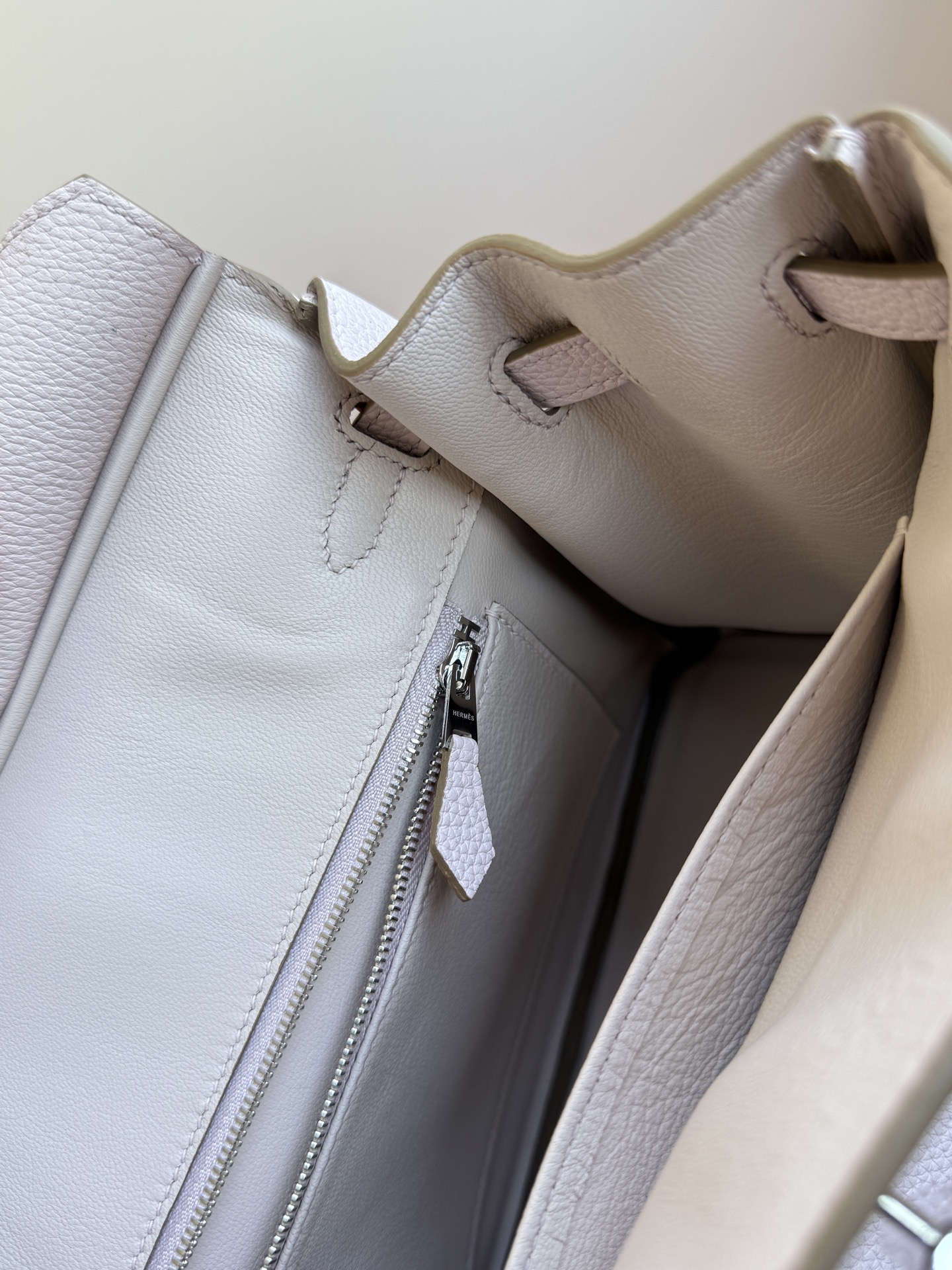 Hermès 铂金包·银扣梦幻粉