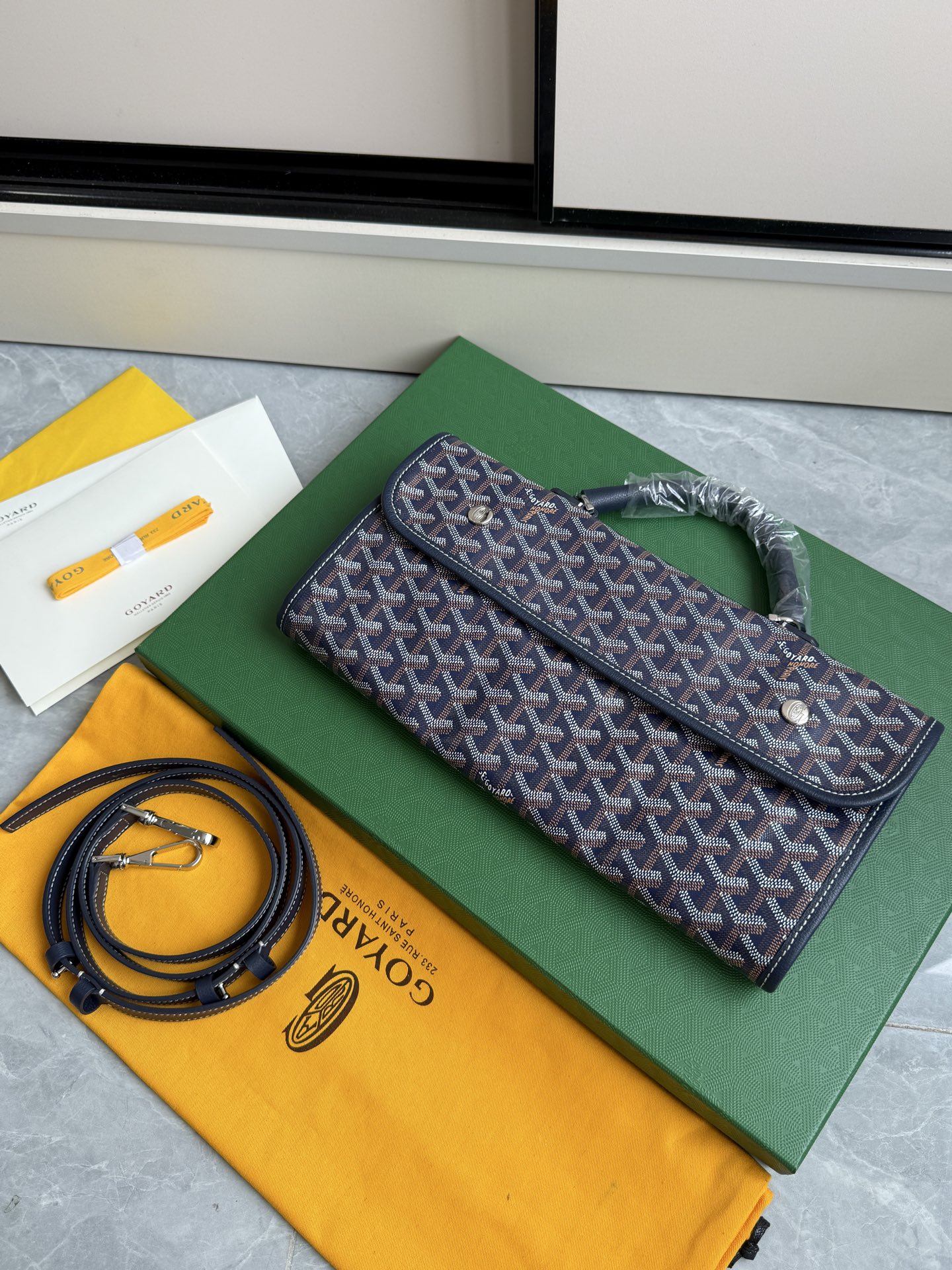 Goyard 升级版折叠大背包·深蓝