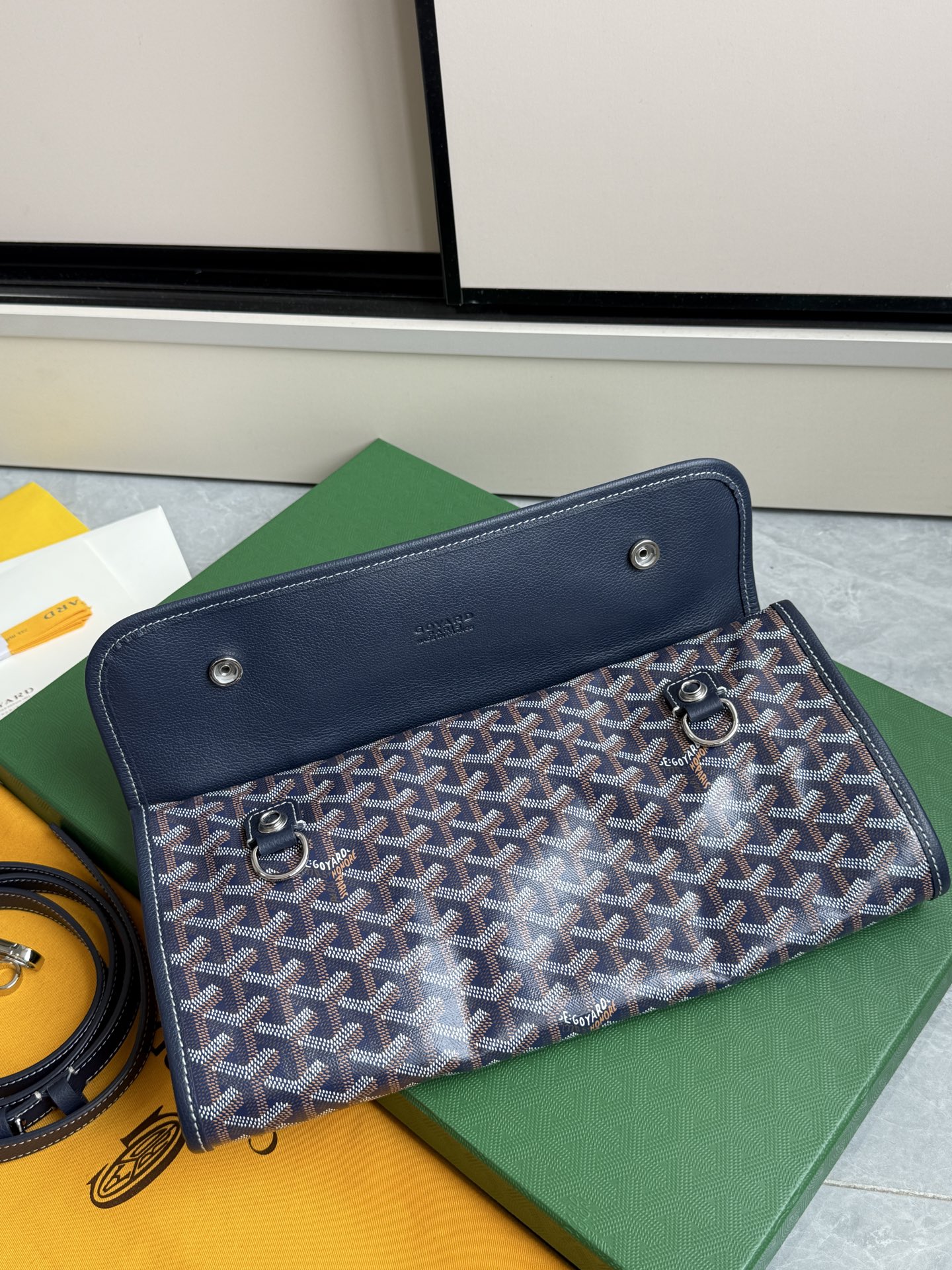 Goyard 升级版折叠大背包·深蓝