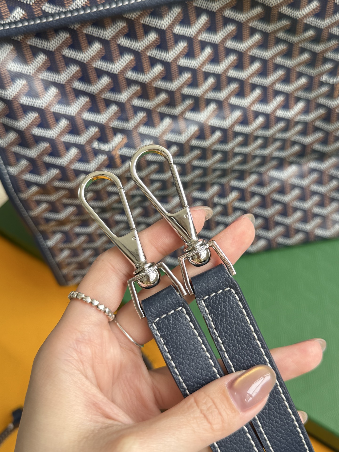 Goyard 升级版折叠大背包·深蓝