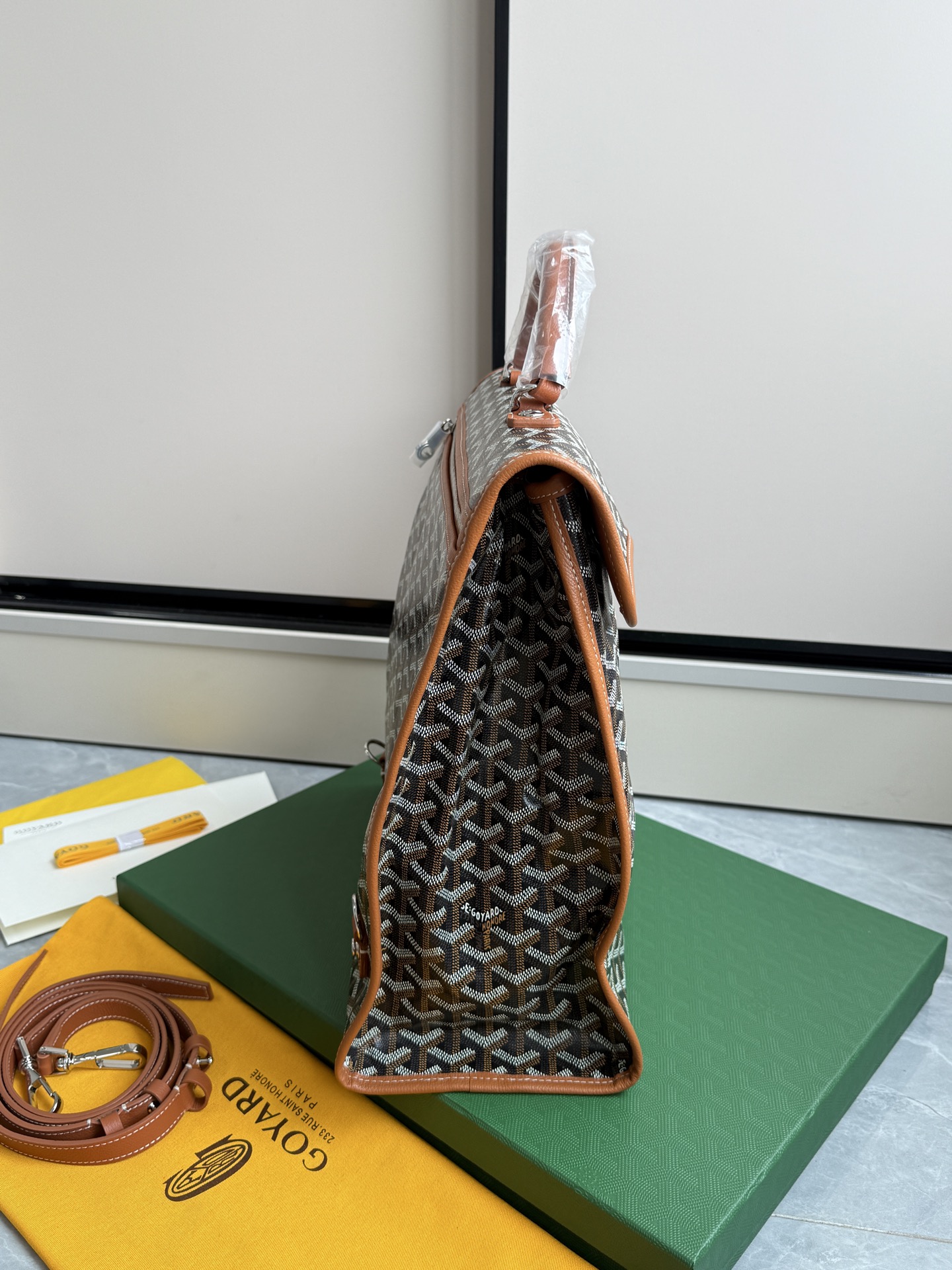 Goyard 升级版折叠大背包·棕色