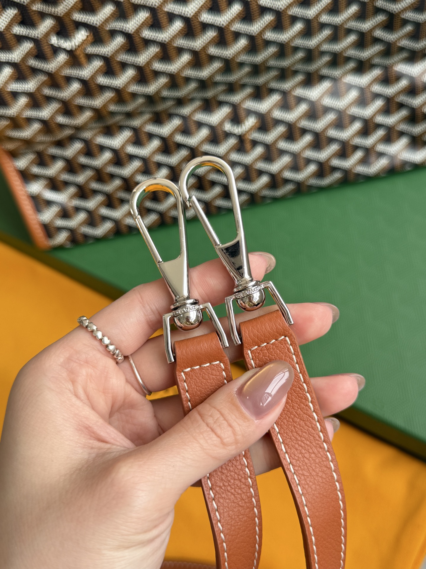 Goyard 升级版折叠大背包·棕色