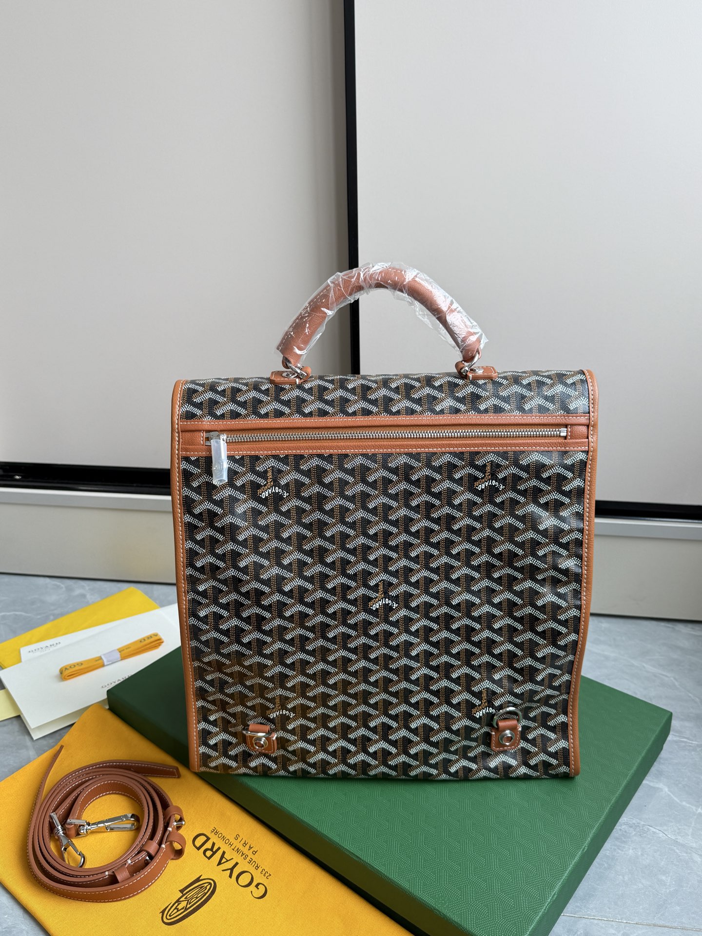 Goyard 升级版折叠大背包·棕色
