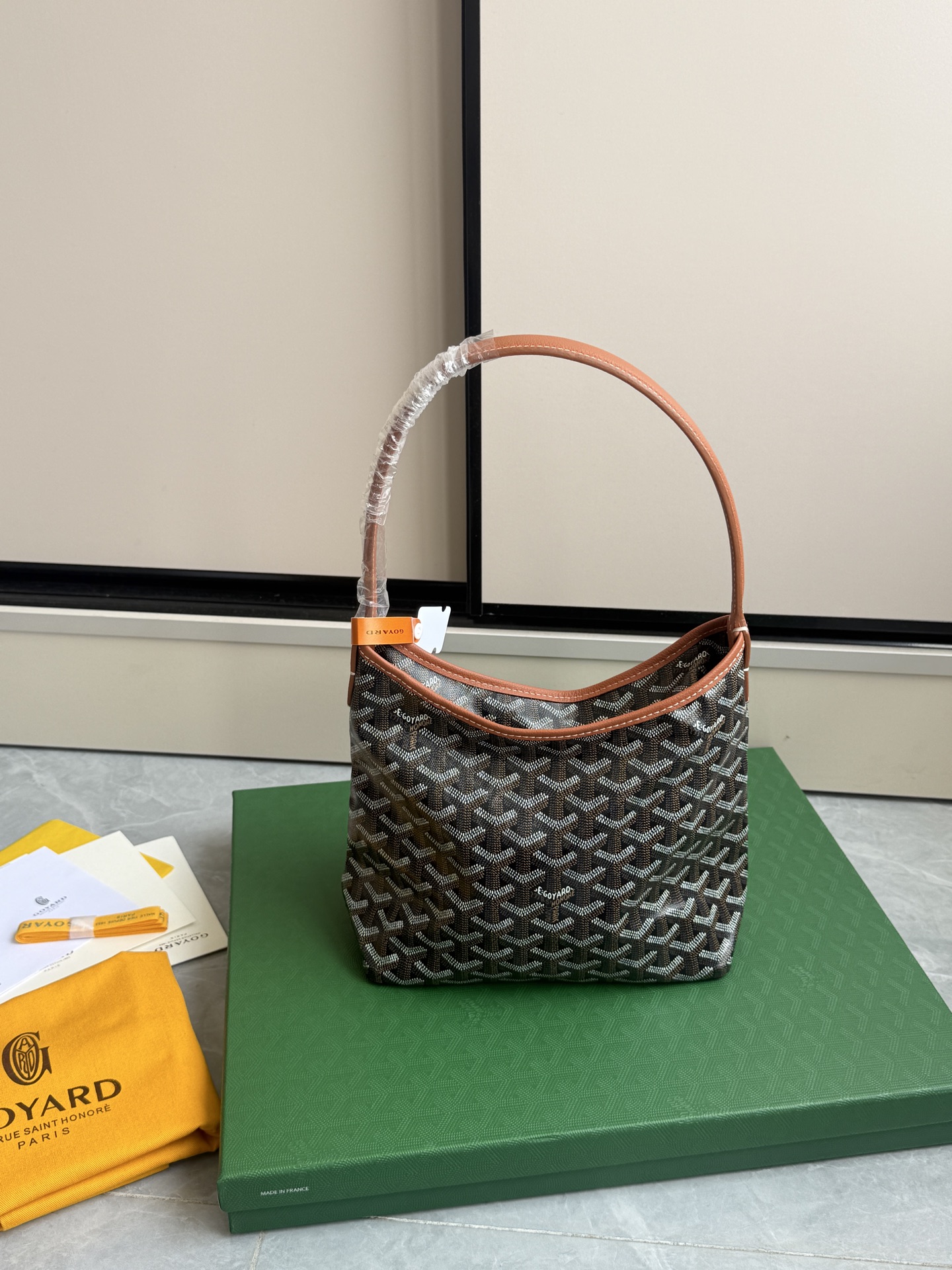 Goyard 升级版狗牙hobo迷你·棕色