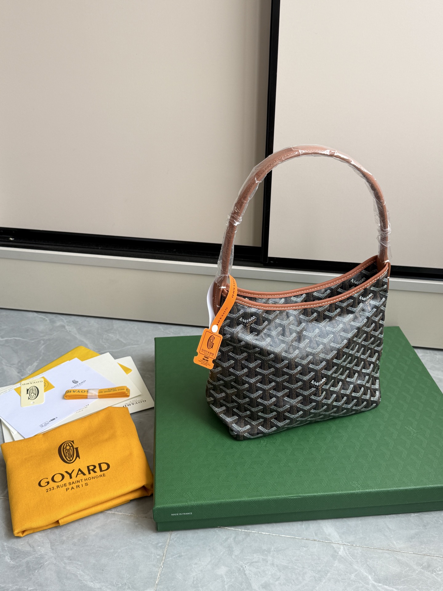 Goyard 升级版狗牙hobo迷你·棕色