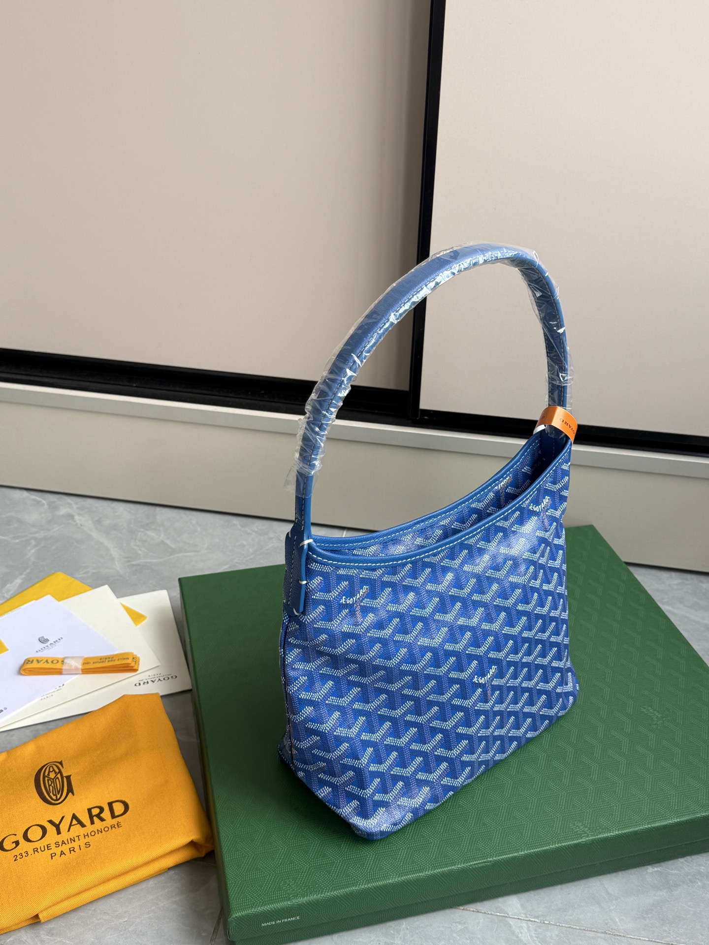 Goyard 升级版狗牙hobo迷你·浅蓝色