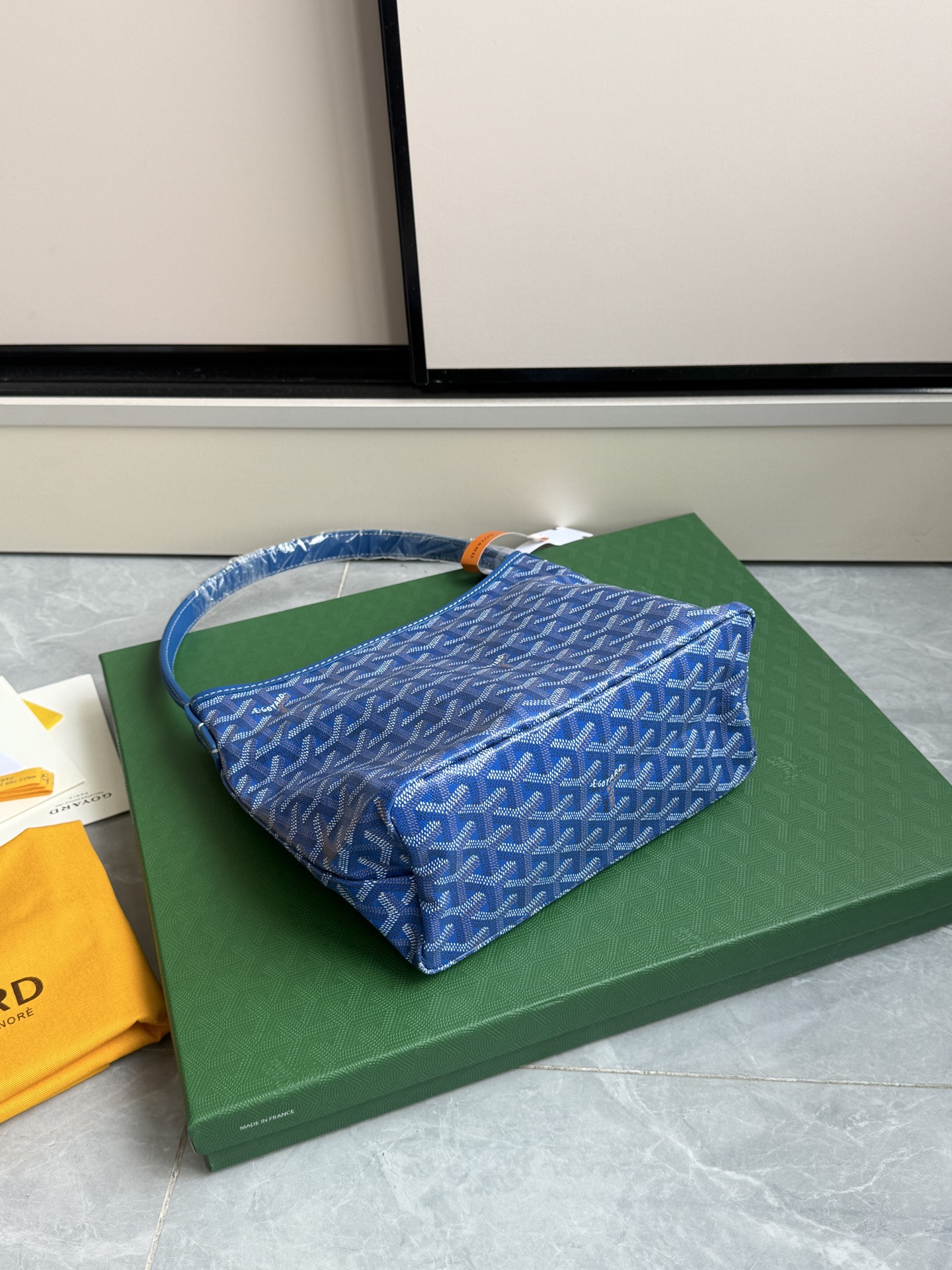 Goyard 升级版狗牙hobo迷你·浅蓝色