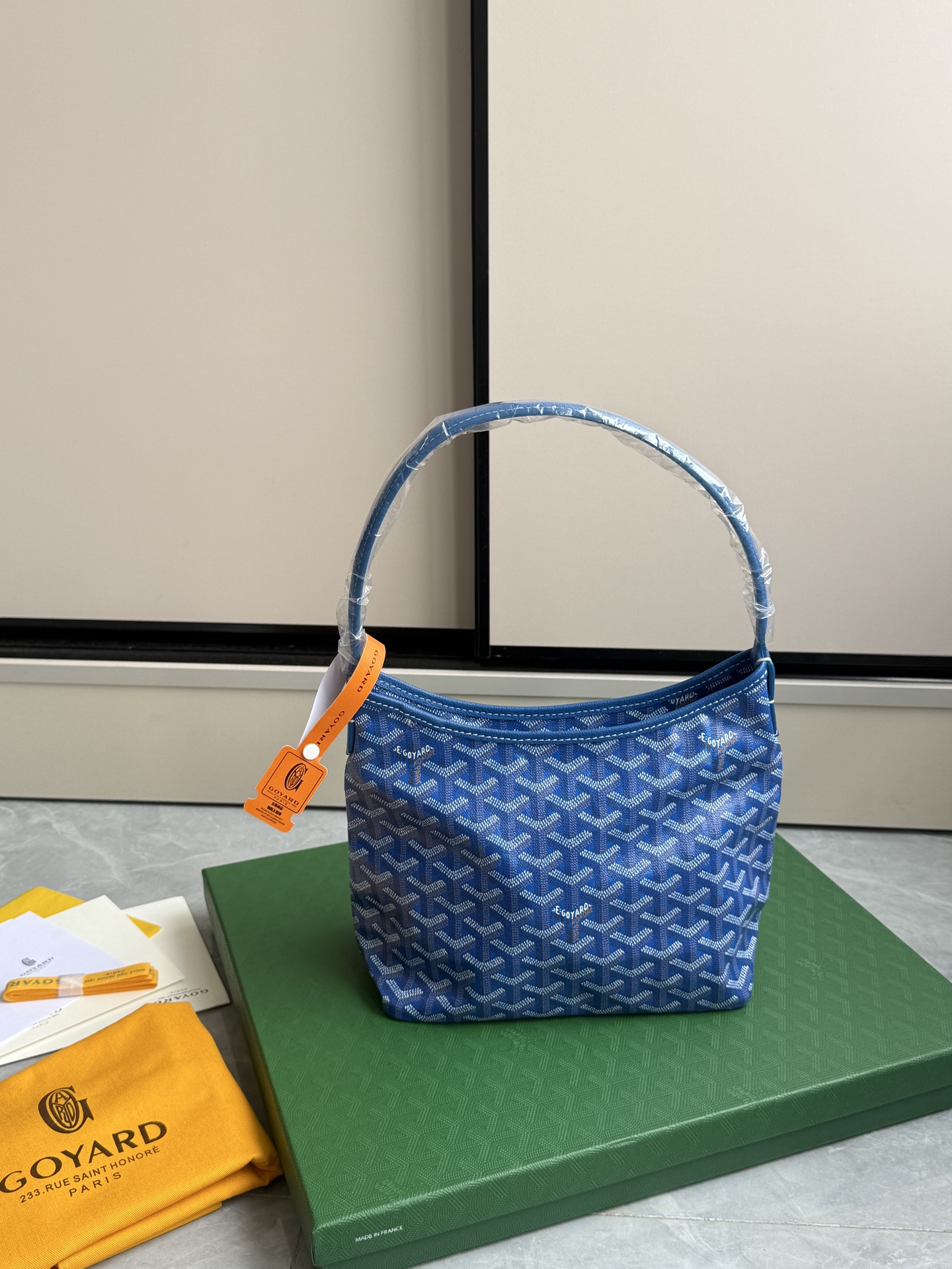 Goyard 升级版狗牙hobo迷你·浅蓝色