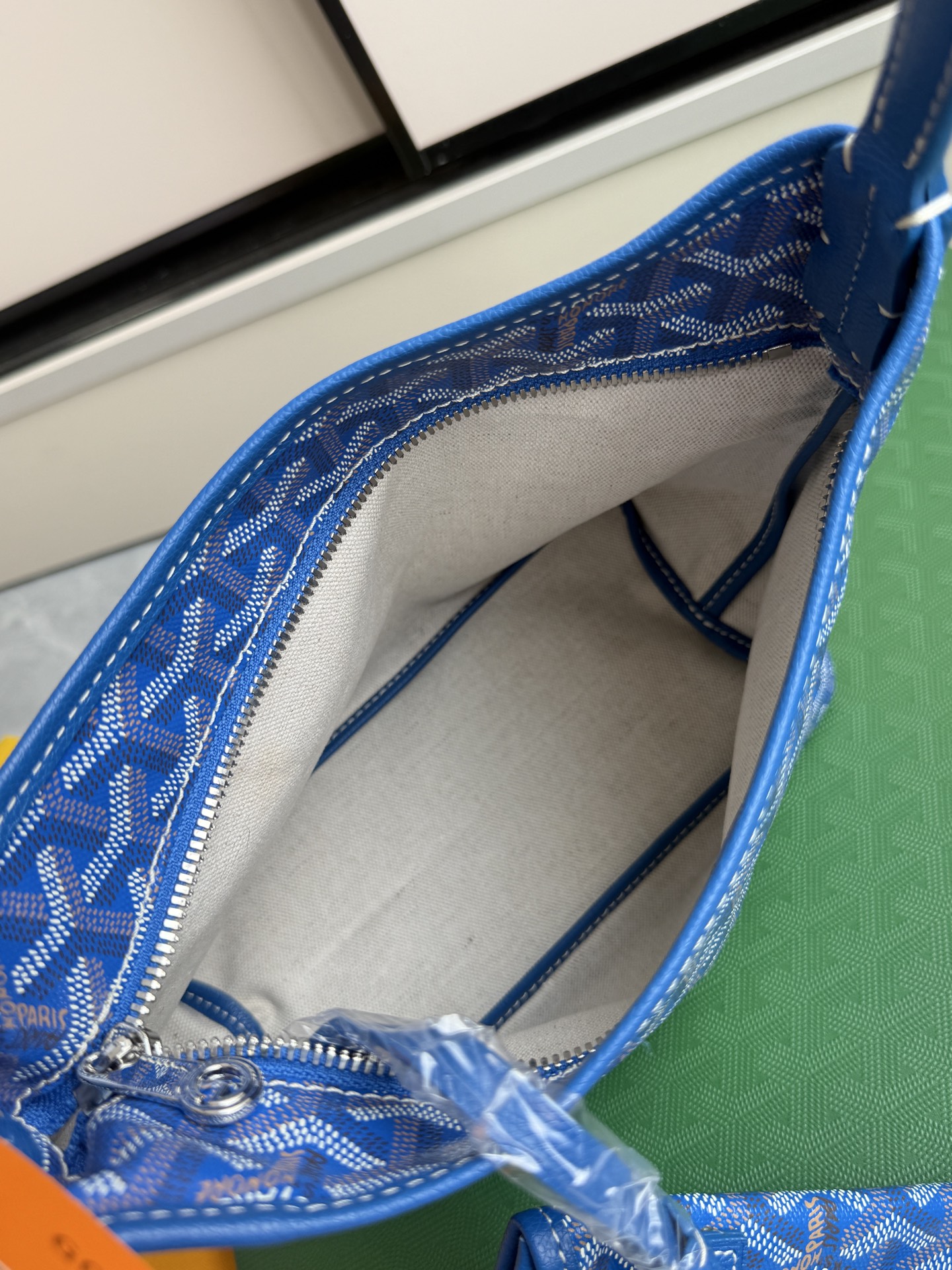 Goyard 升级版狗牙hobo迷你·浅蓝色