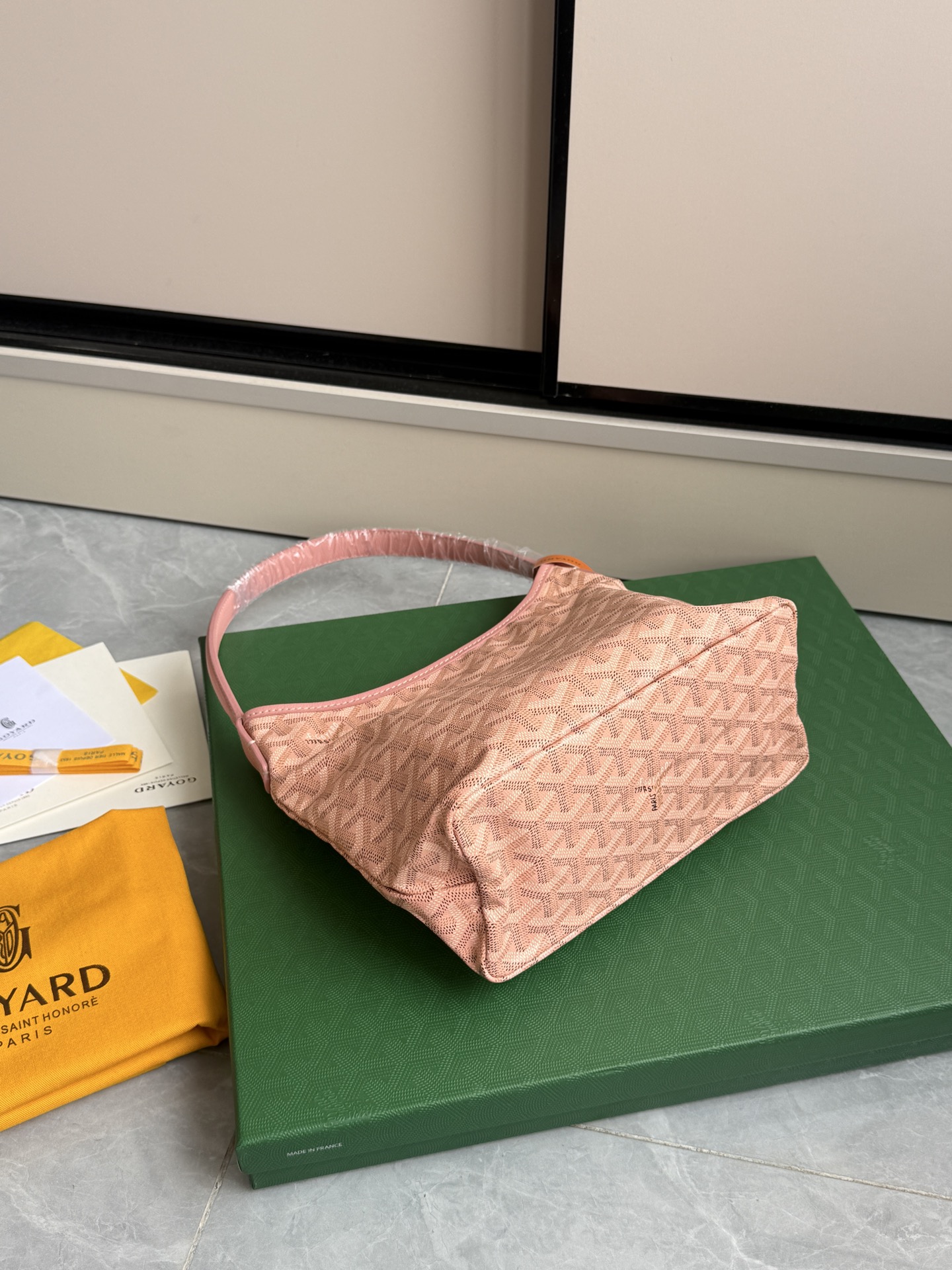 Goyard 升级版狗牙hobo迷你·粉色